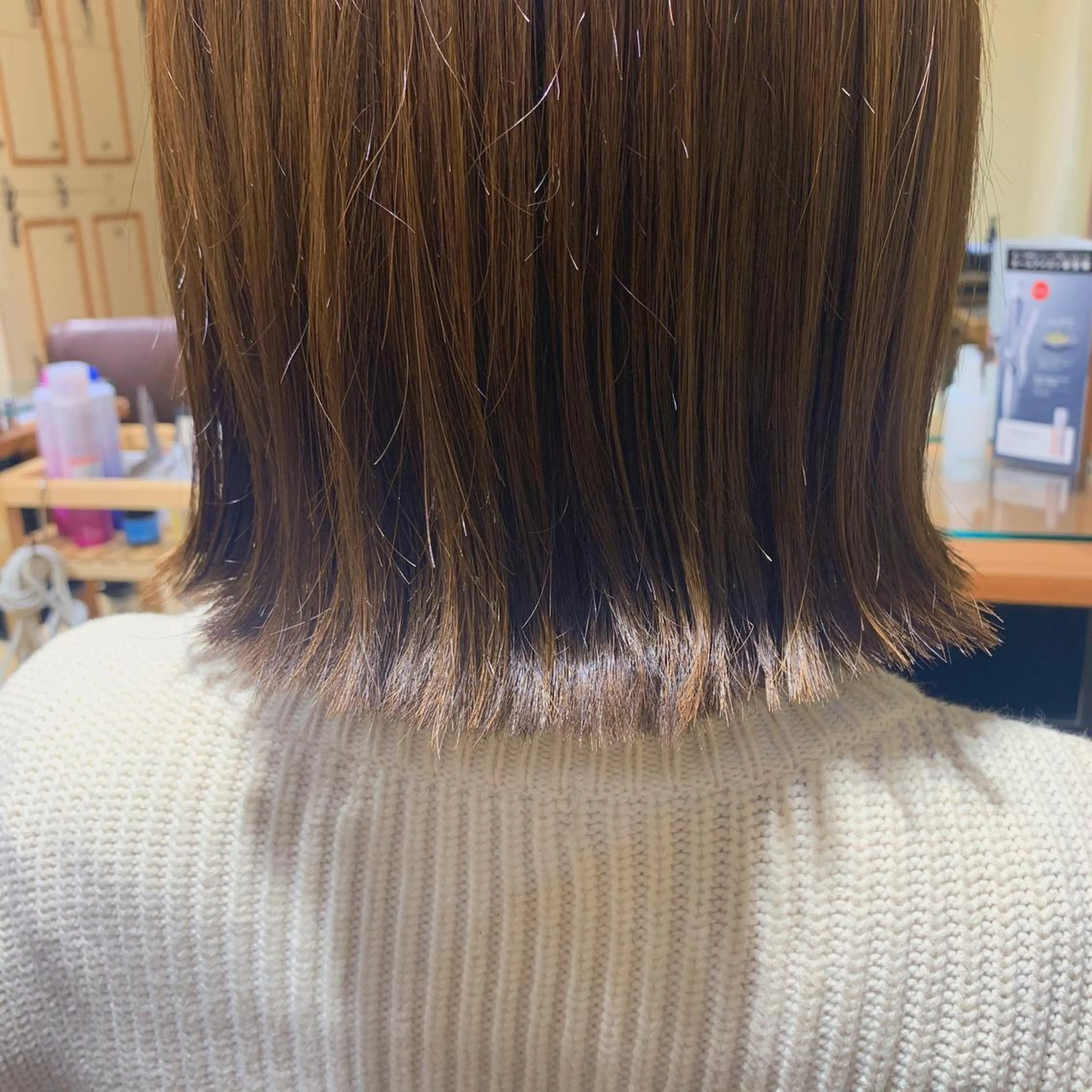 ボブ/美髪矯正 /佐藤　奈巳のヘアスタイル