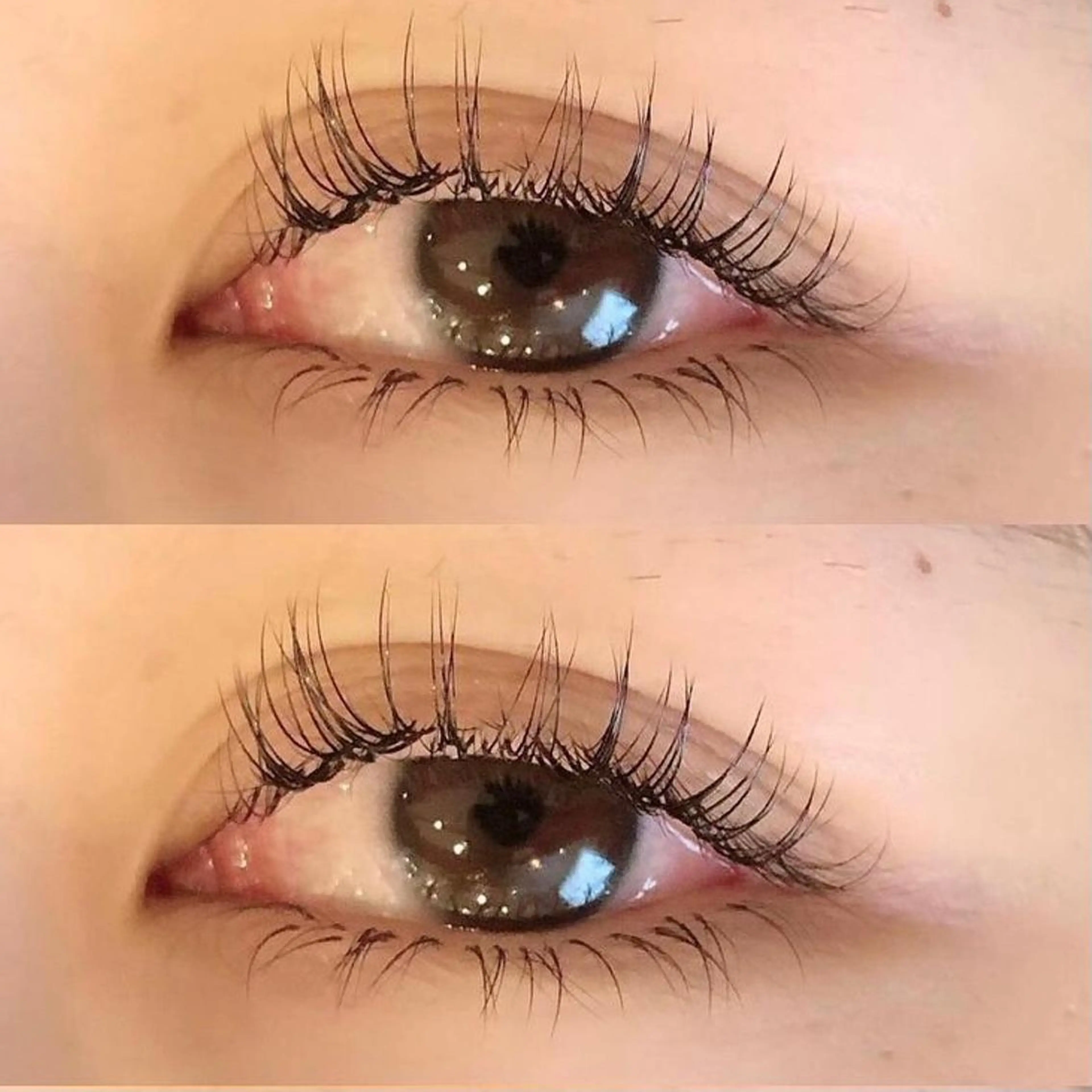 マツエク・マツパ フラットラッシュ パリジェンヌラッシュリフト まつげパーマ 下まつげエクステ 一重×まつ毛パーマ Riho/博多/ まつげパーマ/LEDのマツエク・マツパデザイン