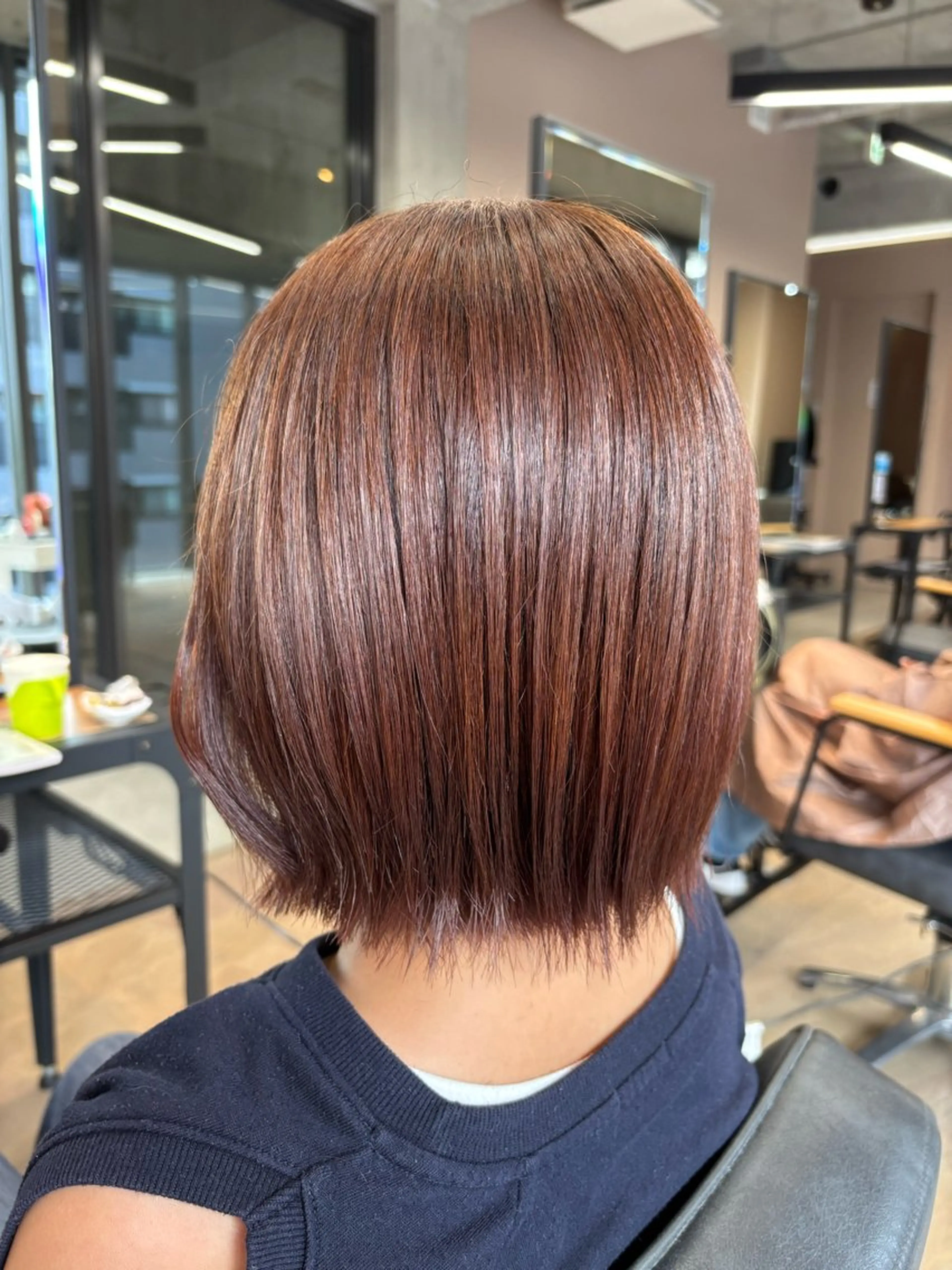 ショート ボブ 西岡 乙花のヘアスタイル