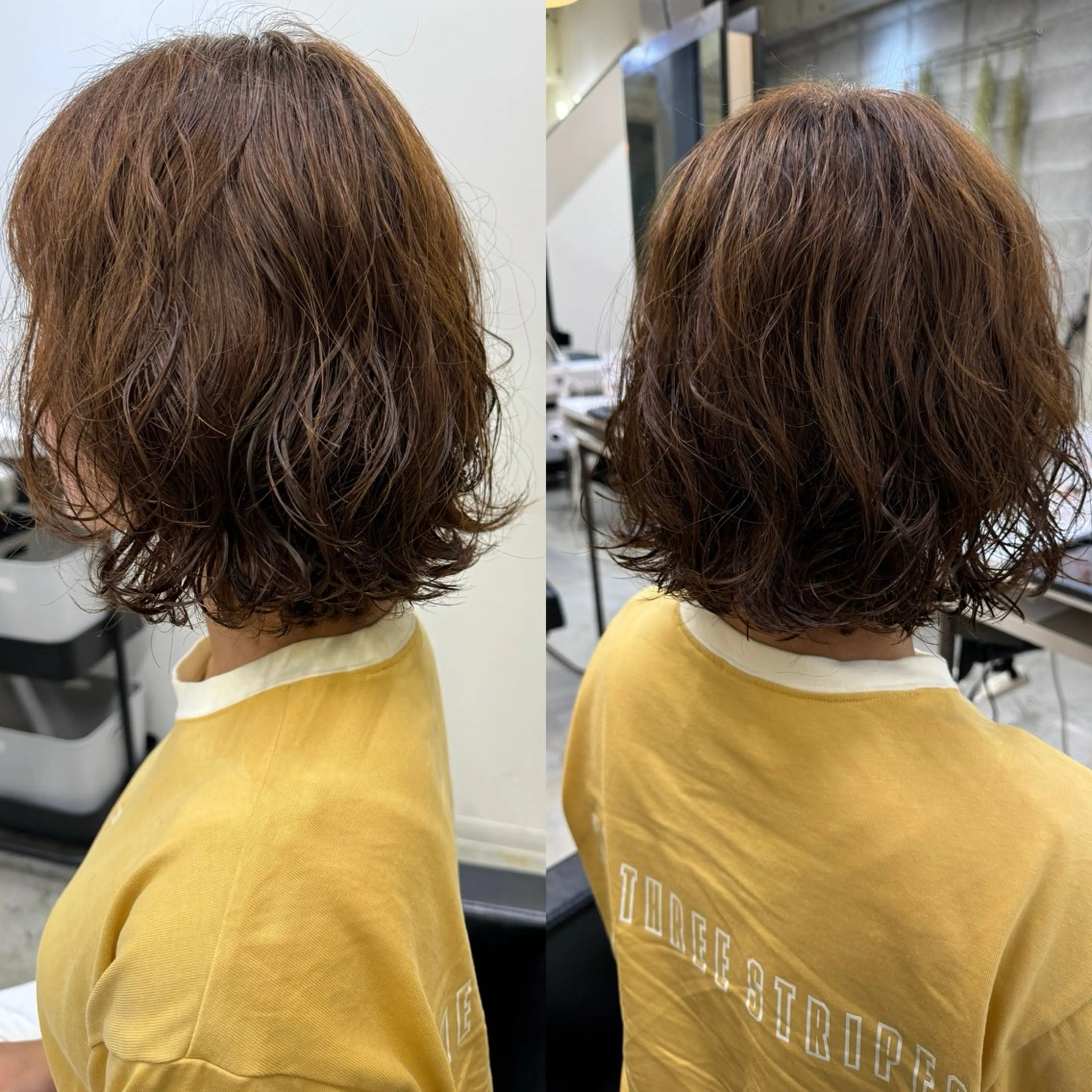 ミディアム カット パーマ 加藤 泰輔のヘアスタイル