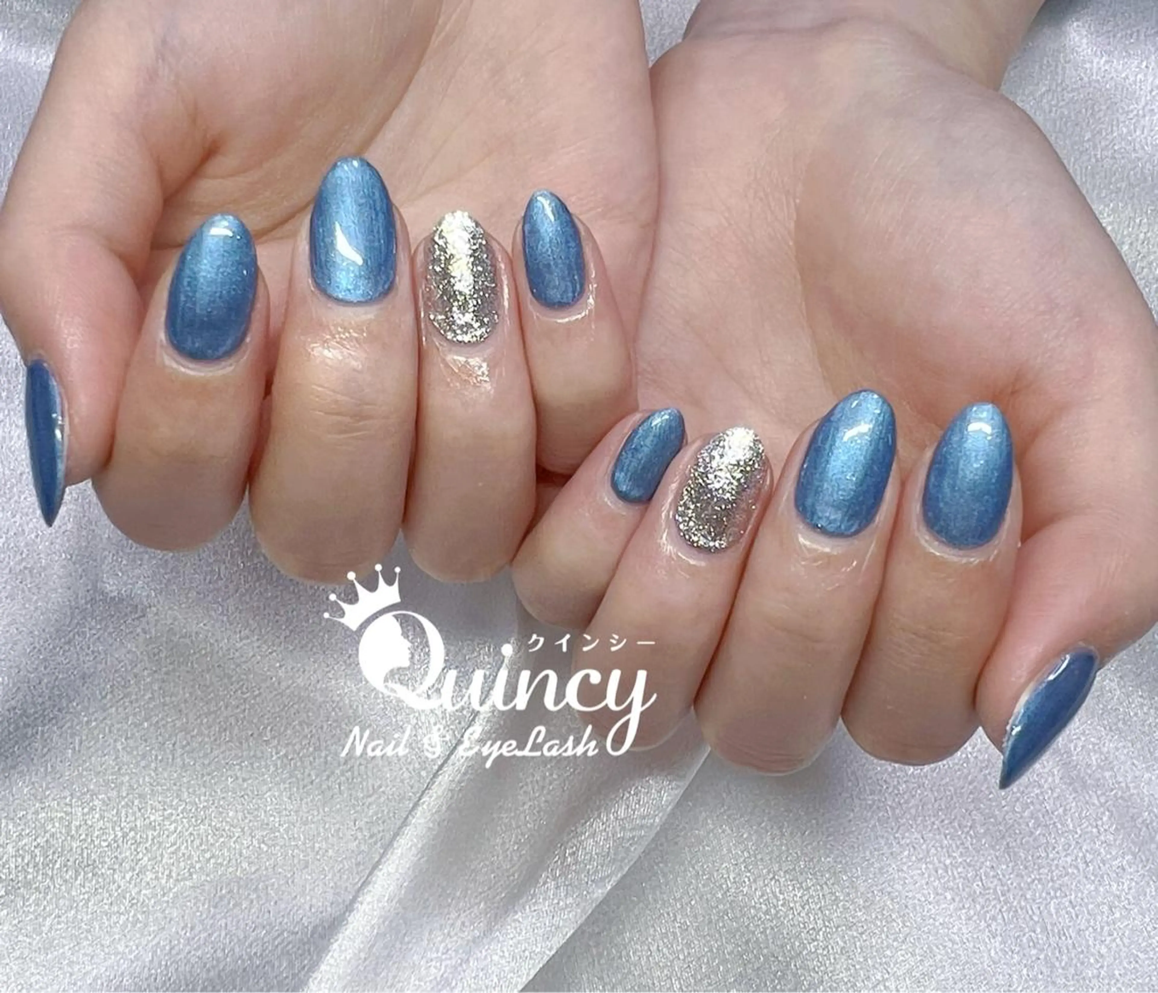 ミディアム Quincy ネイル&アイラッシュのマツエク・マツパデザイン