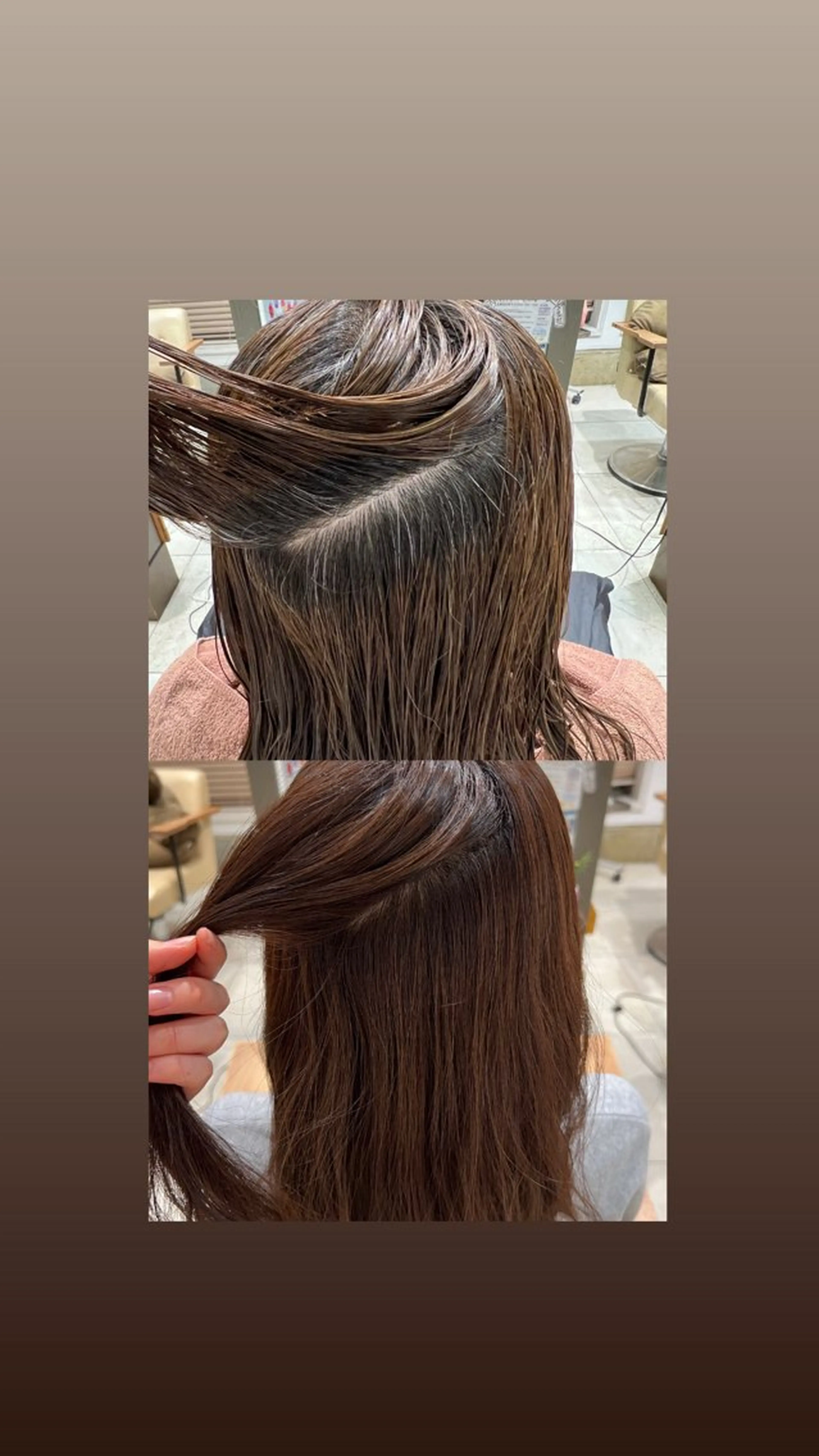 ロング カラー ヘアカラー 遠藤 カンナのヘアスタイル