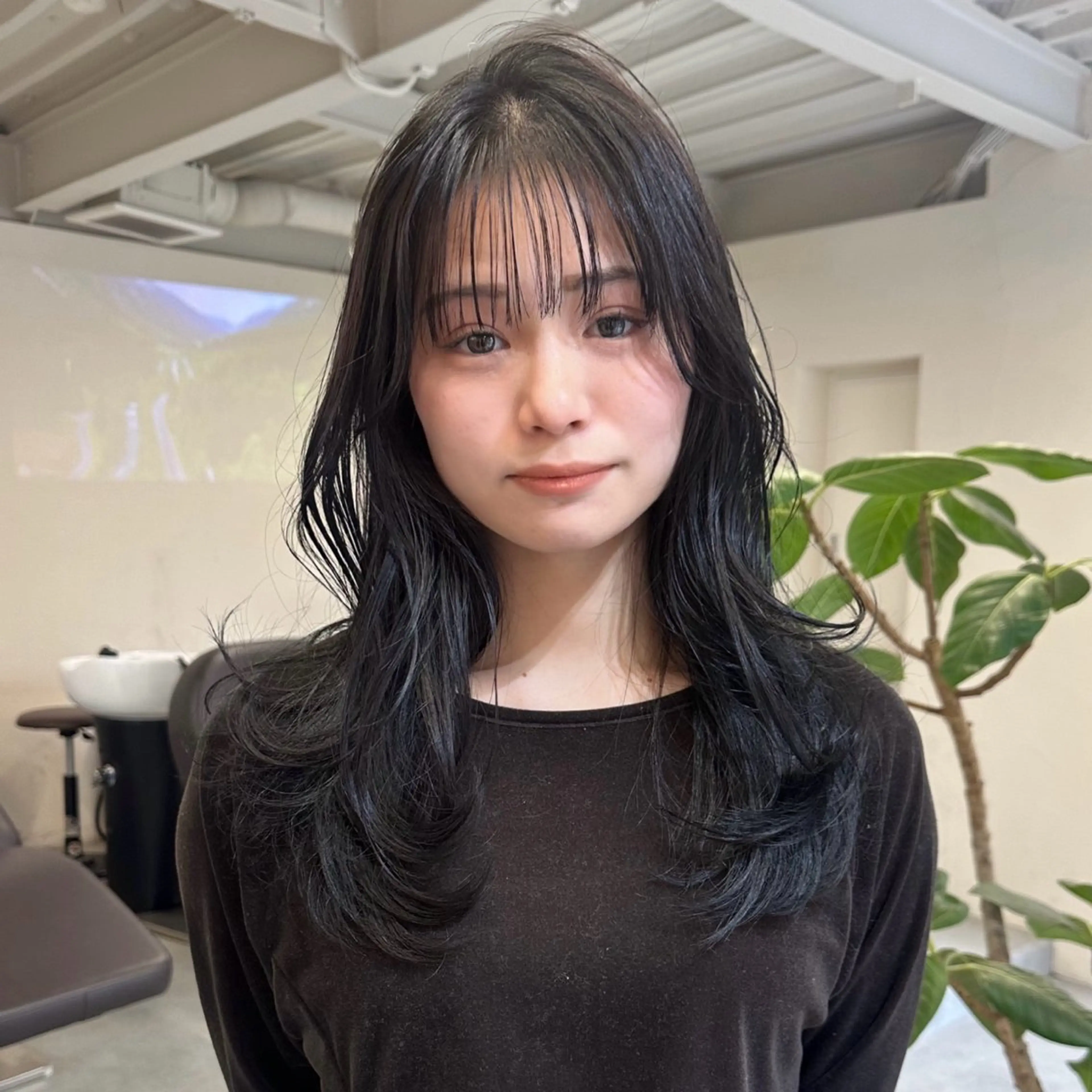 ロング カラー カット ヘアカラー トリートメント ハイトーン×似合わせ 🌱中川慎之介のヘアスタイル