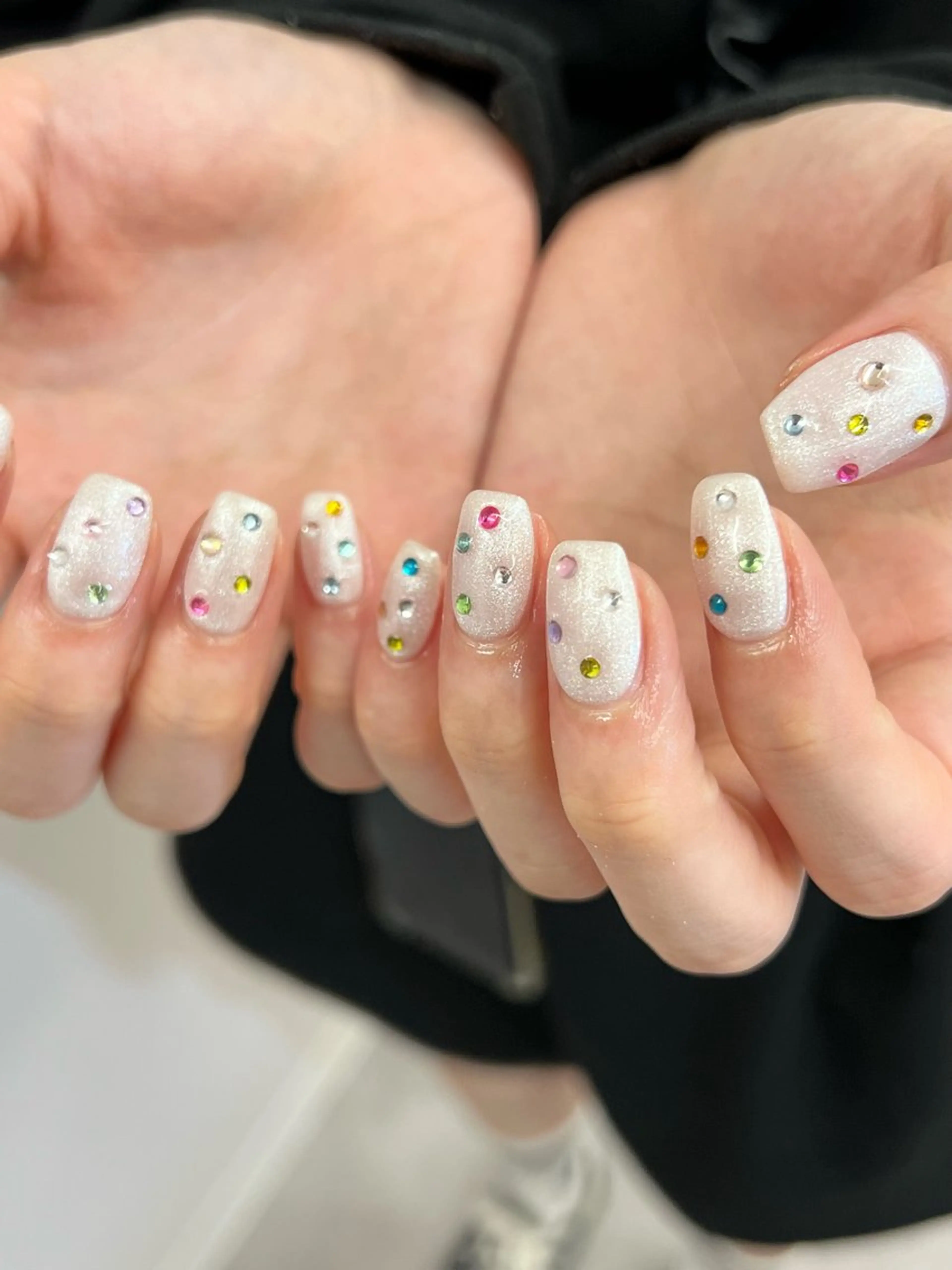 ネイル ジェルネイル マグネットネイル ニュアンスネイル ワンカラーネイル パラジェル ハンドネイル ハンドケア Bana_ Nailのネイルデザイン