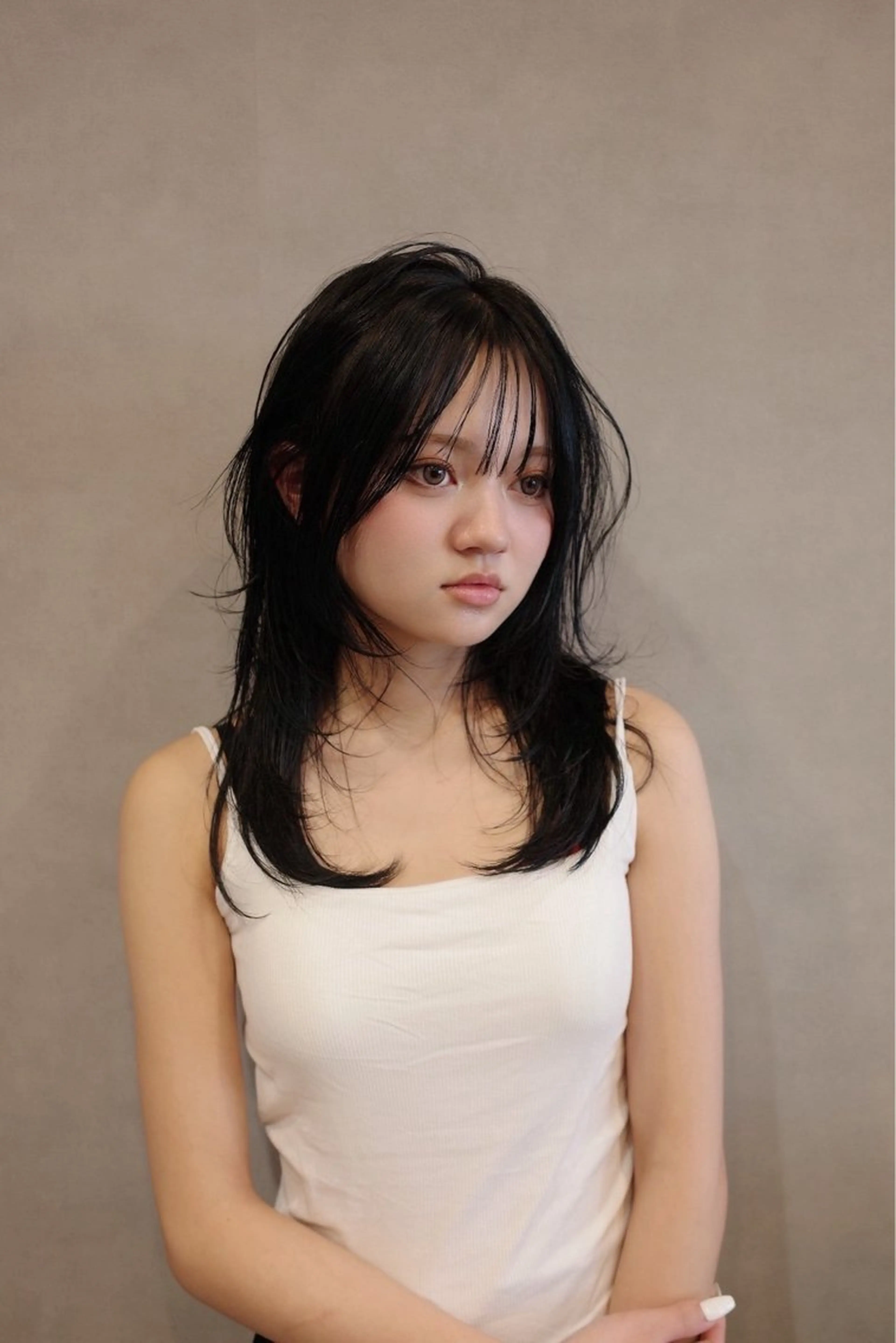 ロング 久屋大通/ 切りっぱなしボブのヘアスタイル