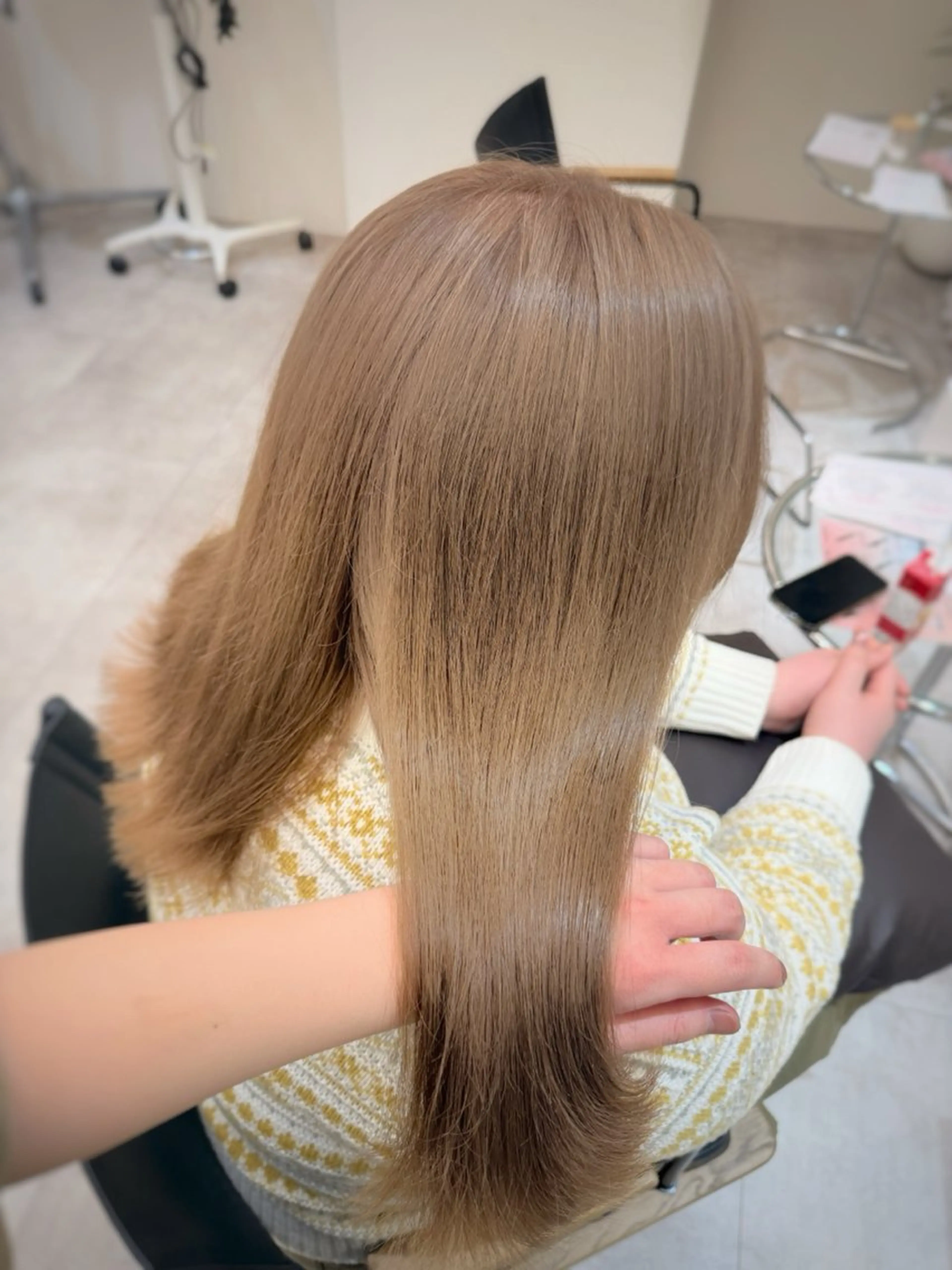 カラー 透明感カラー 赤味消し美容師✄﻿ 🍀ヨシノのヘアスタイル