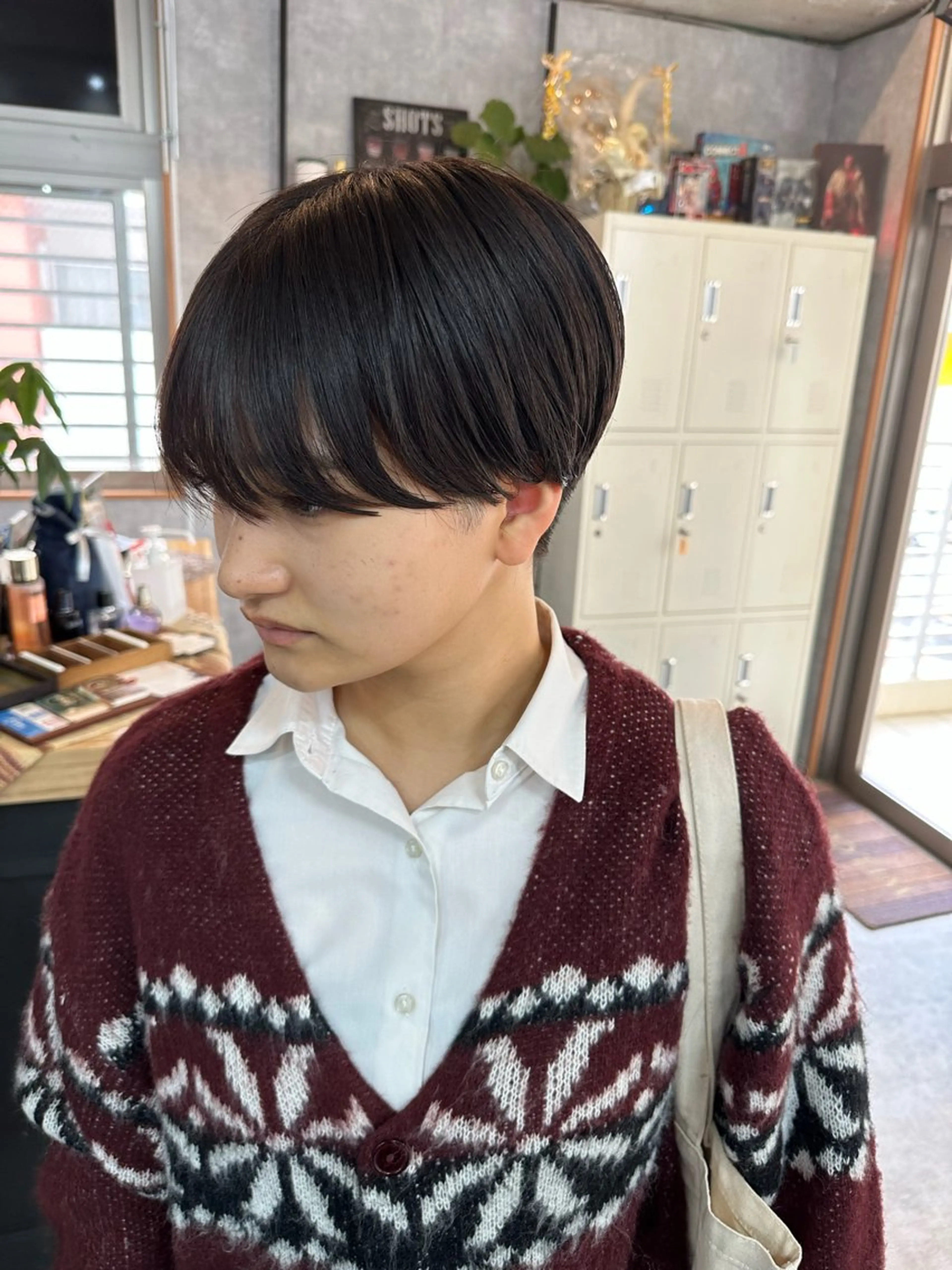 ショート 切りっぱなしボブ ショートボブ ハンサムショート 丸みショート ボブ カット モテ髪/ボブ/ショー ト/アダチフウトのヘアスタイル