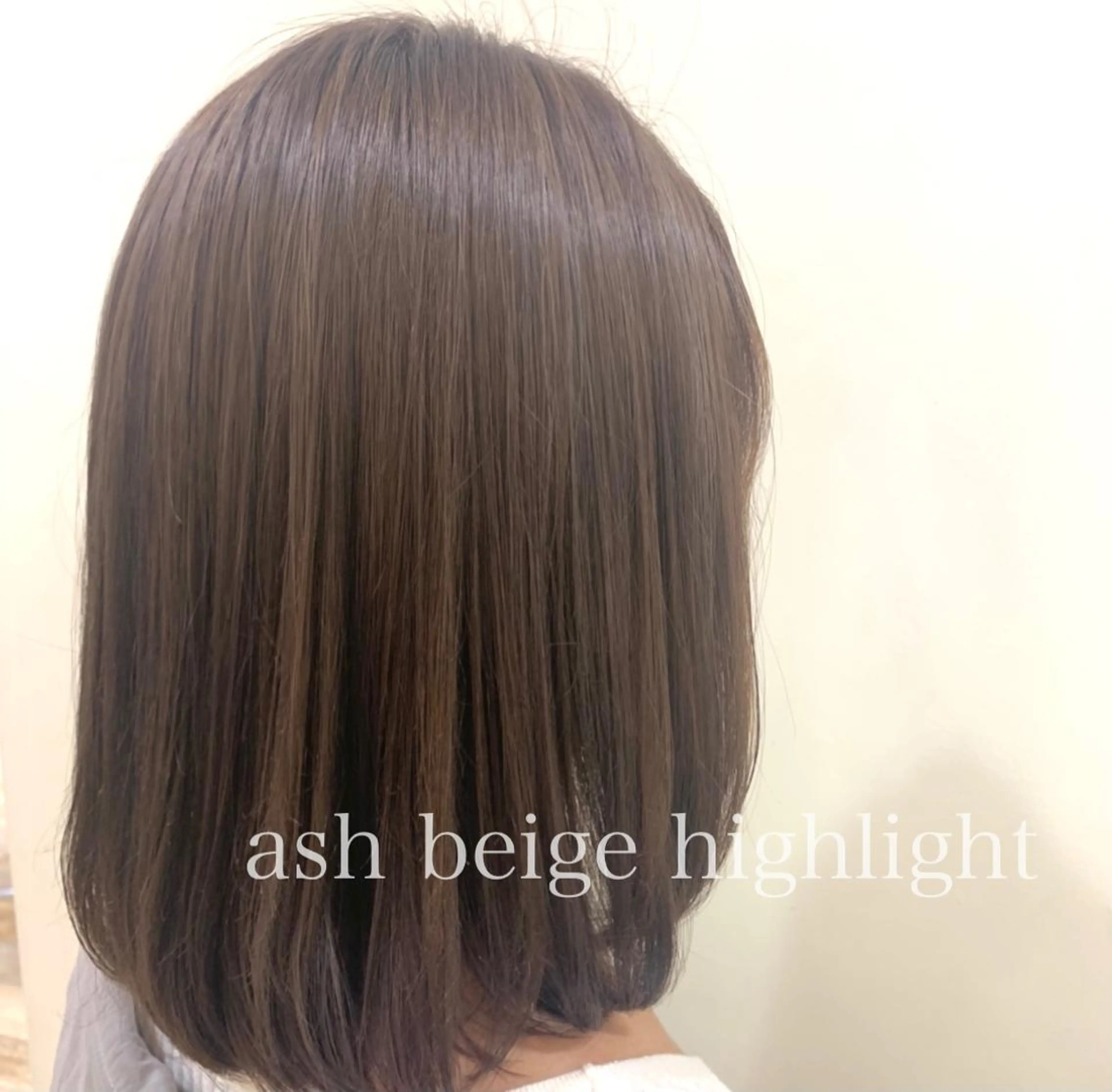 ミディアム カラー カット ヘアカラー ボブ/美髪矯正 /佐藤　奈巳のヘアスタイル