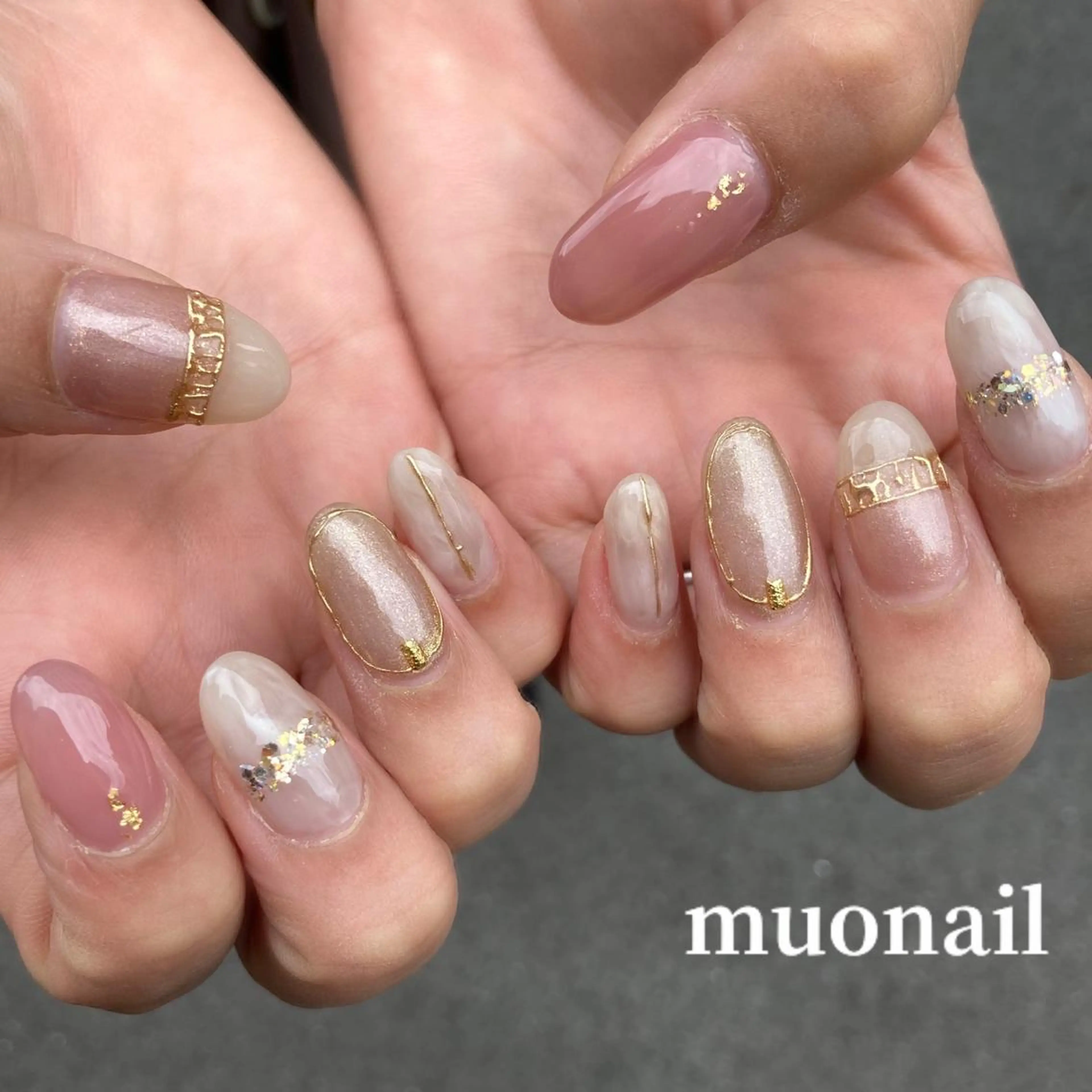 ネイル ニュアンスネイル 中川 ほののネイルデザイン