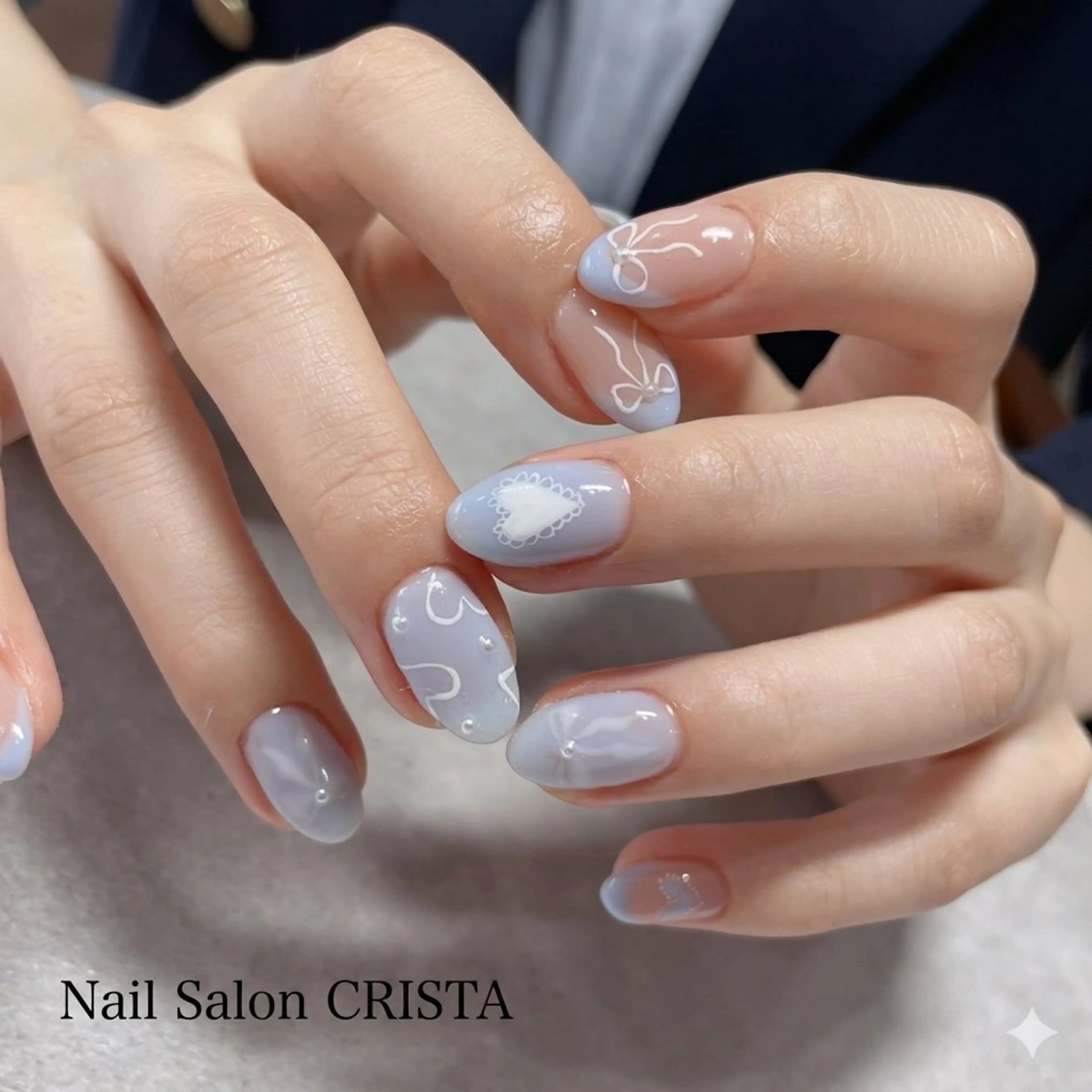 ネイル ハンドネイル CRISTA 🤍ヒナタのネイルデザイン