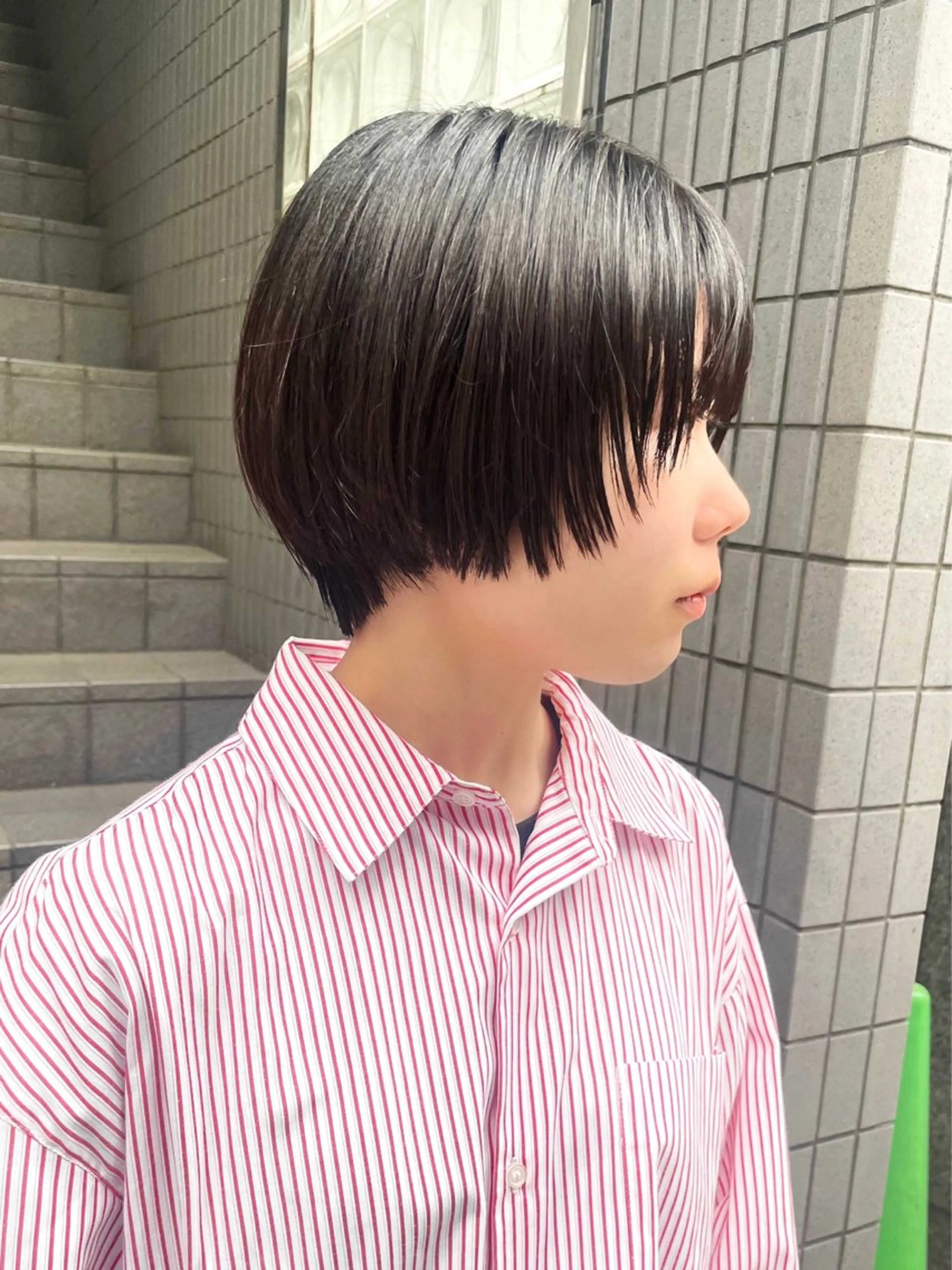 ショート カラー レイヤーカット ショートヘア カット ヘアカラー トリートメント ショート/ボブ/ 透明感カラー/ほのかのヘアスタイル