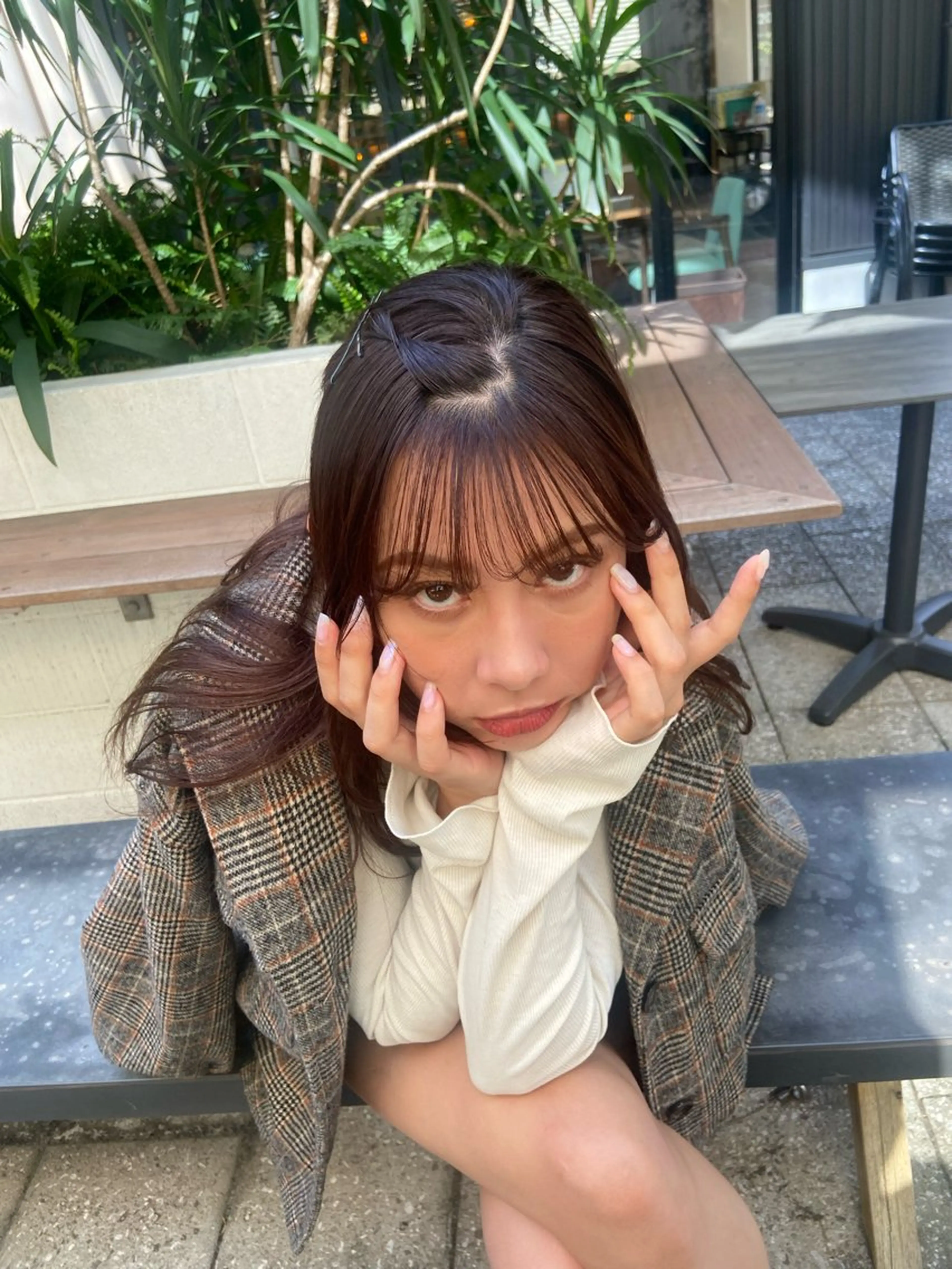 カラー 高松 莉璃のヘアスタイル