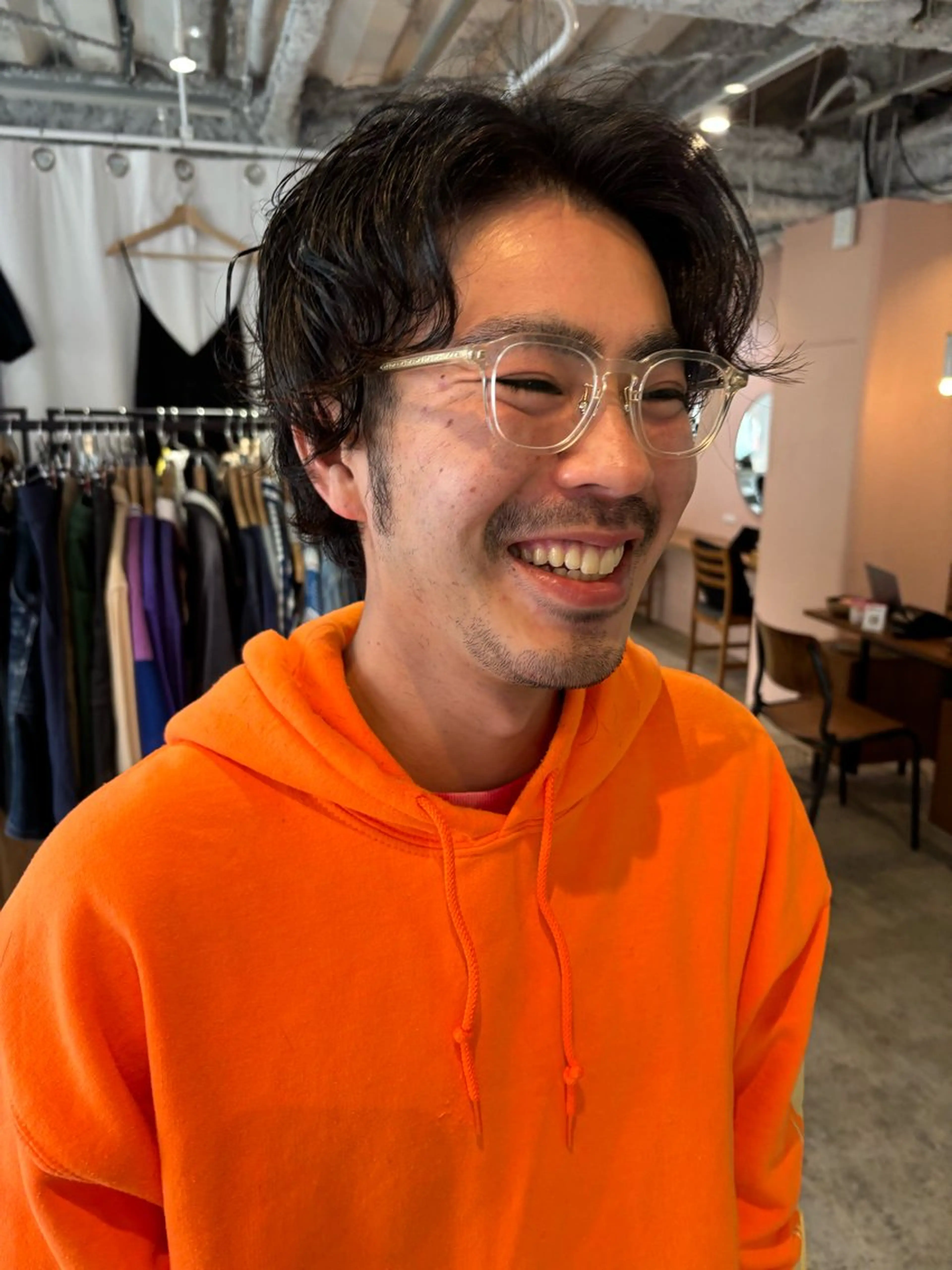 ショート カラー パーマ カット パーマ トリートメント Hayashi Shioriのヘアスタイル