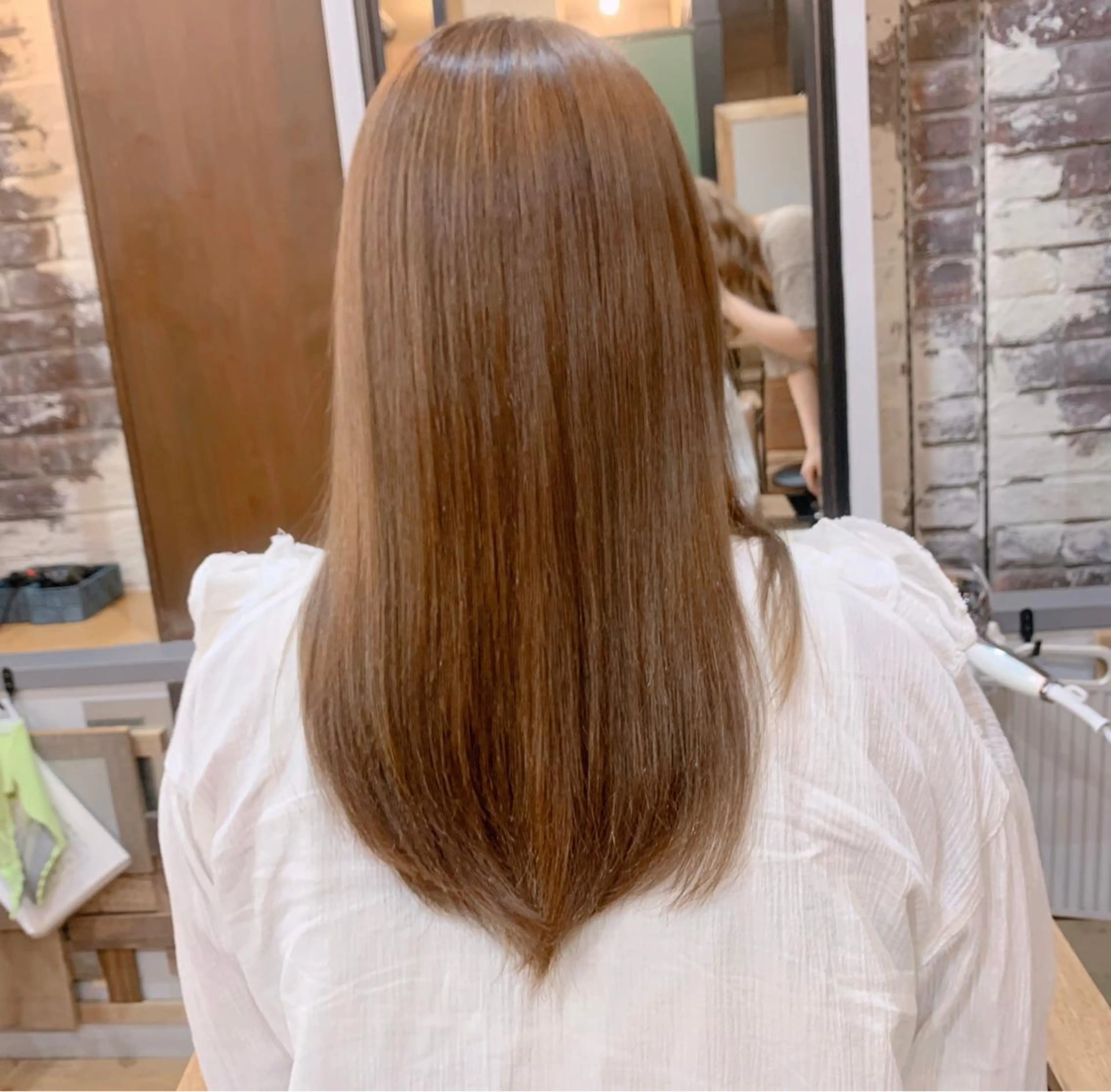 セミロング パーマ SHIAN橋本店 おぐちまほのヘアスタイル