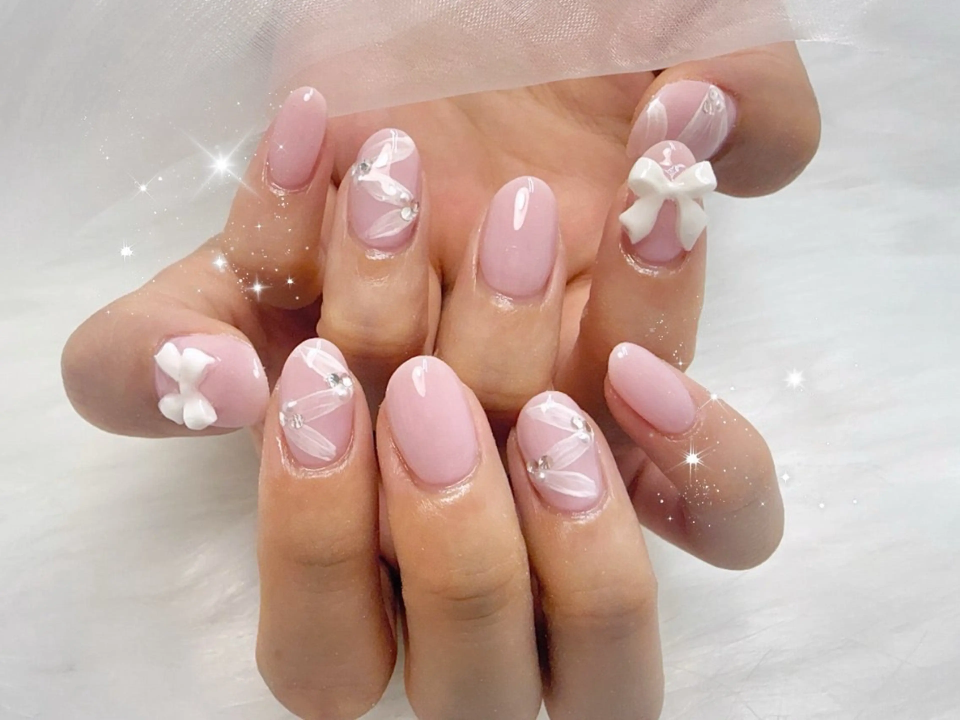 ショート ハンドネイル Lili Nail Studio西荻窪店のネイルデザイン