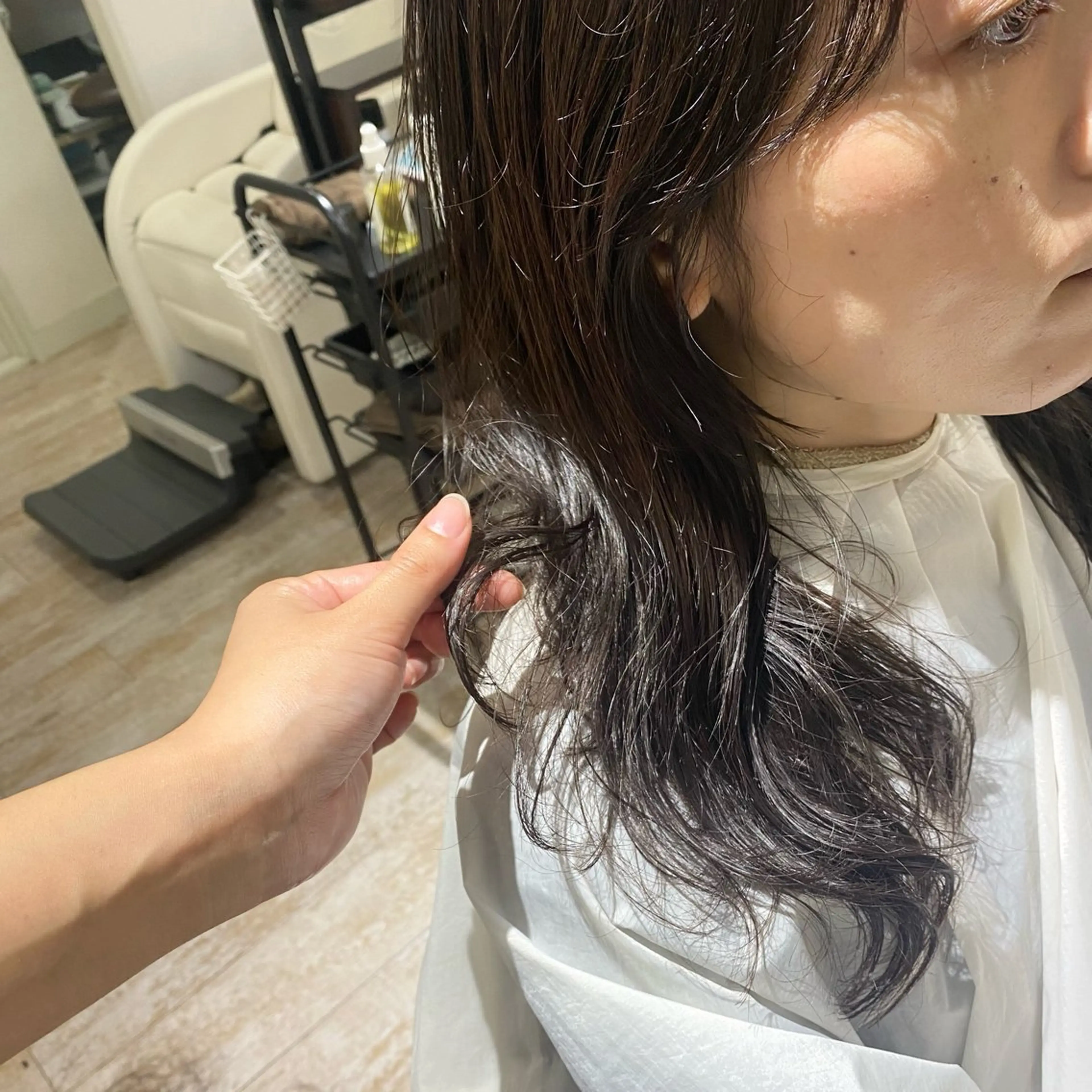 セミロング パーマ セミロングパーマ レイヤーカット 🌼アニヤ スズ🌼のヘアスタイル