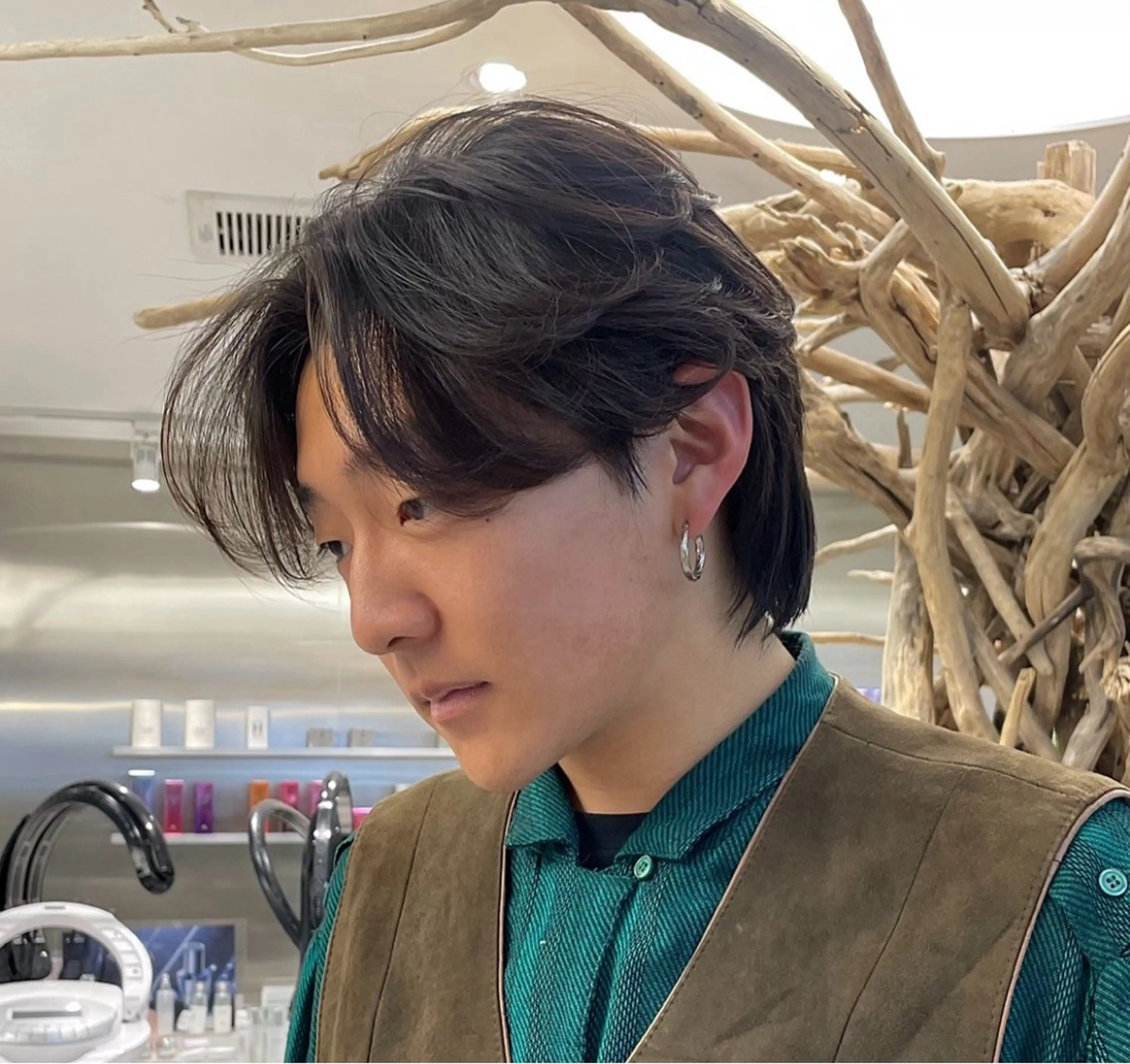 メンズ クルミ/ 💕ワンホンネイルのネイルデザイン