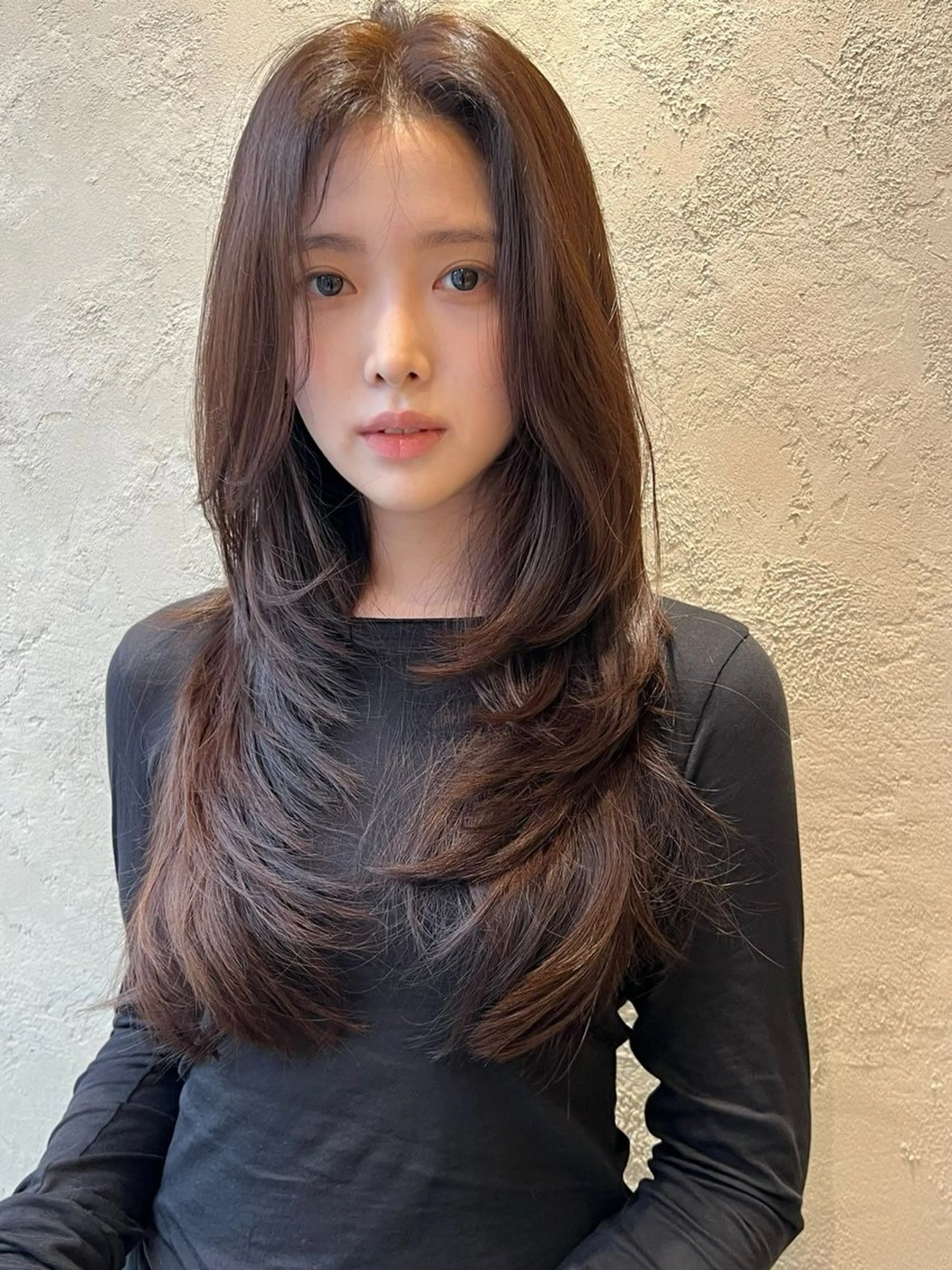 ロング レイヤーカット特化 COA日向のヘアスタイル