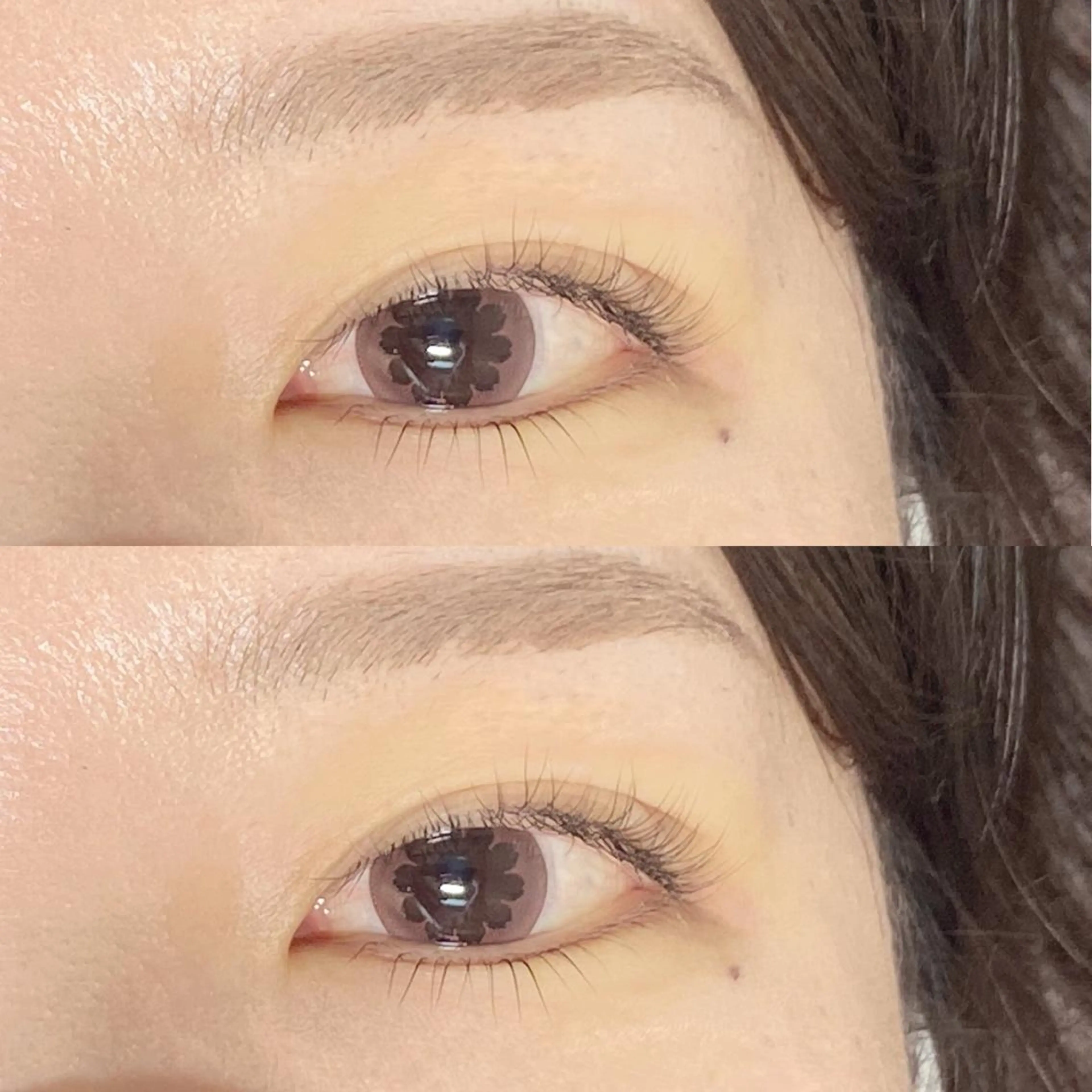 マツエク・マツパ パリジェンヌラッシュリフト 下まつげエクステ eyelash　me mika🌼のマツエク・マツパデザイン