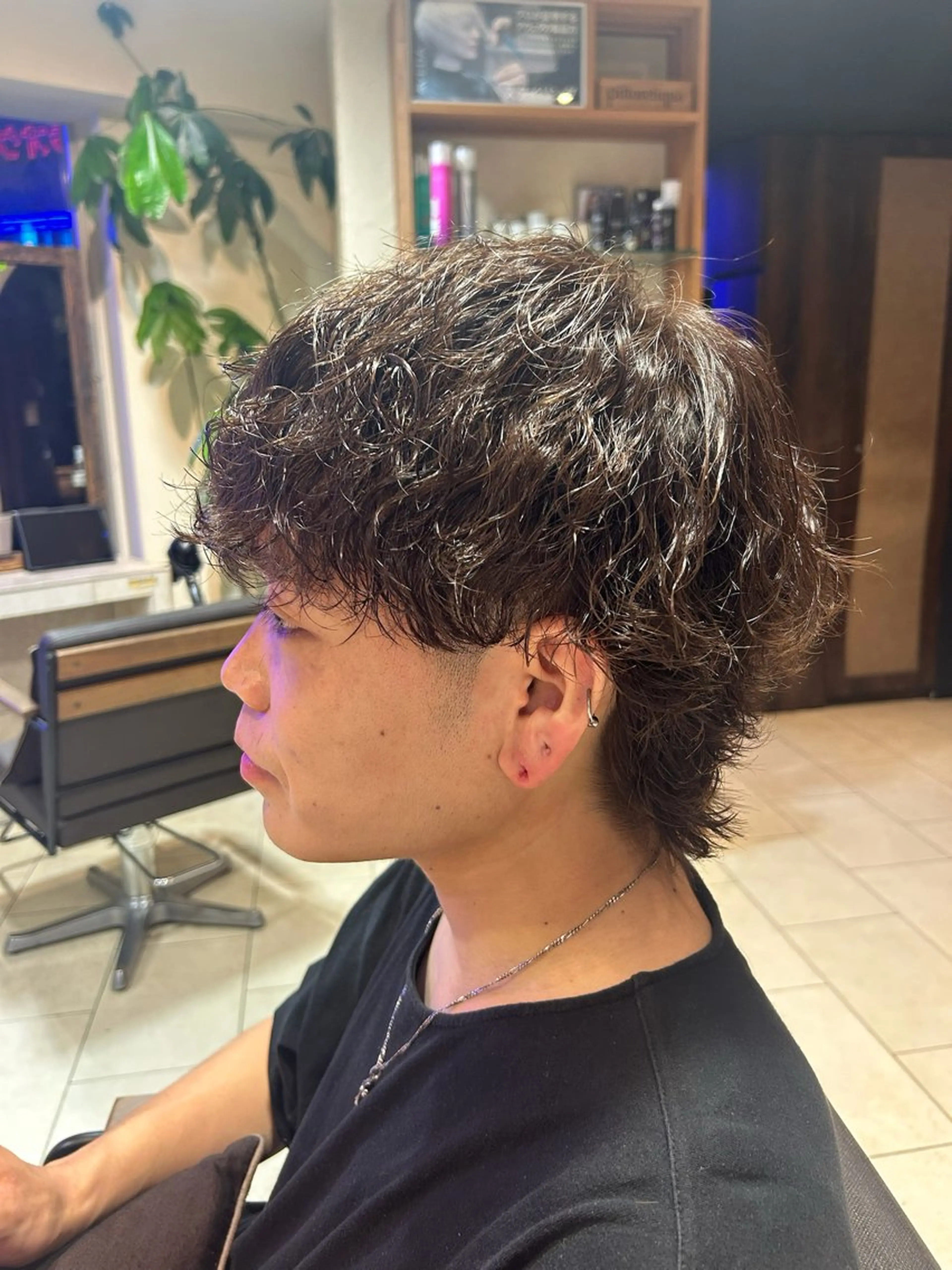 メンズ メンズパーマ 波巻きパーマ おおがくみゆ🦙🍊 ⭐️池袋のヘアスタイル