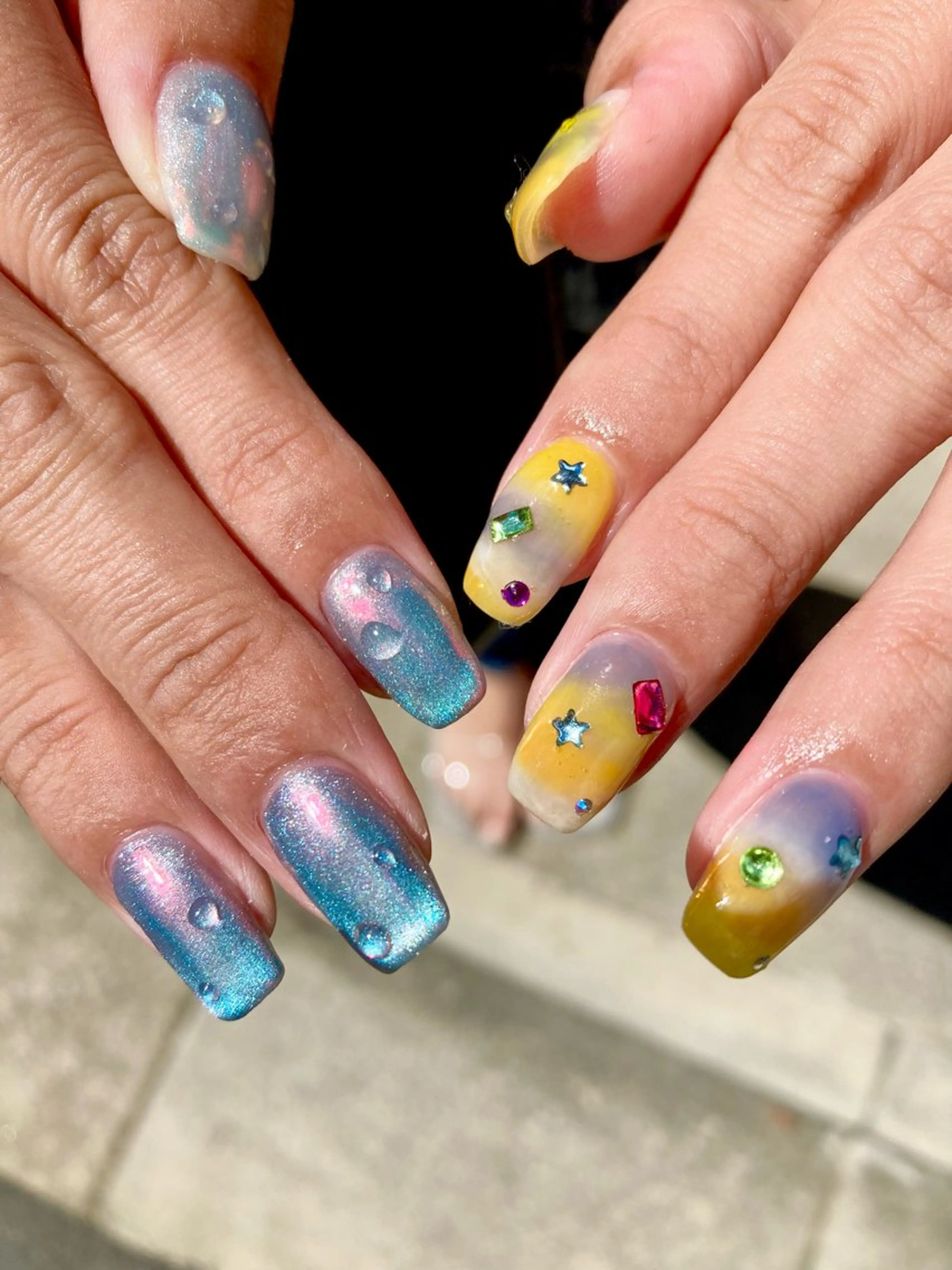 ネイル 持ち込み ハンドネイル uinail mariのネイルデザイン