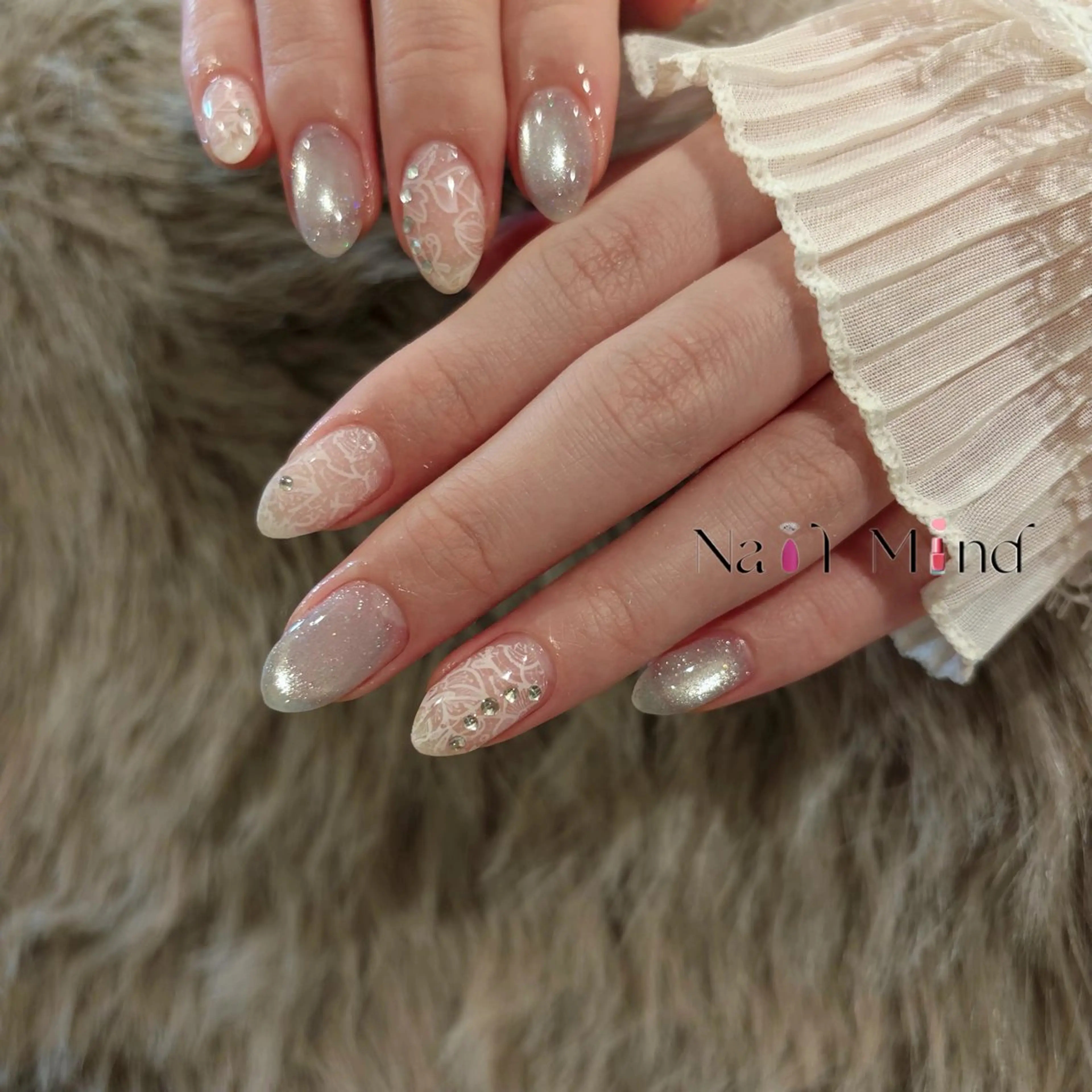 ネイル レース マグネットネイル ハンドネイル Nail Mind (NaONail）のネイルデザイン