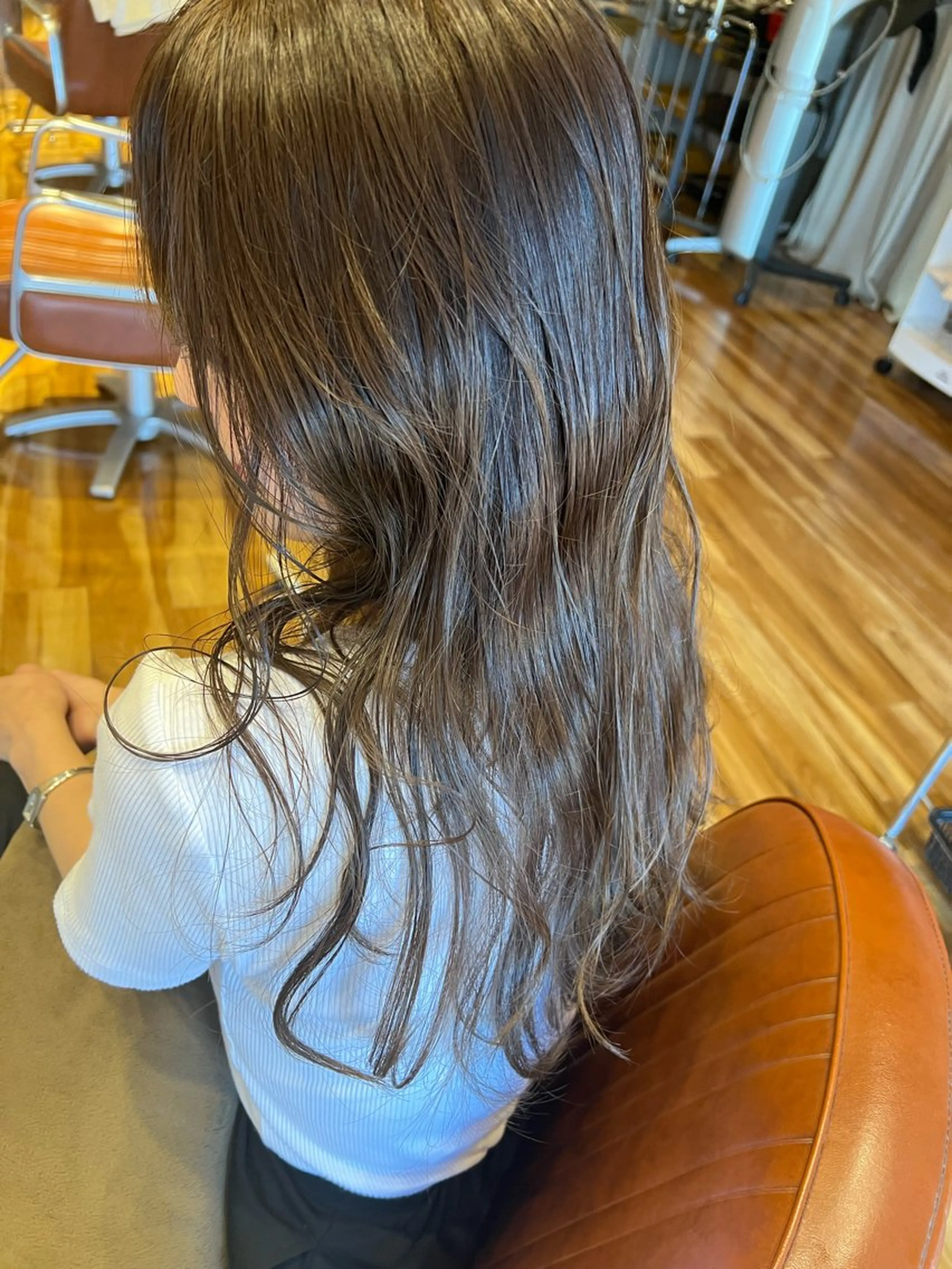 ロング カラー ベージュカラー manami ♡のヘアスタイル