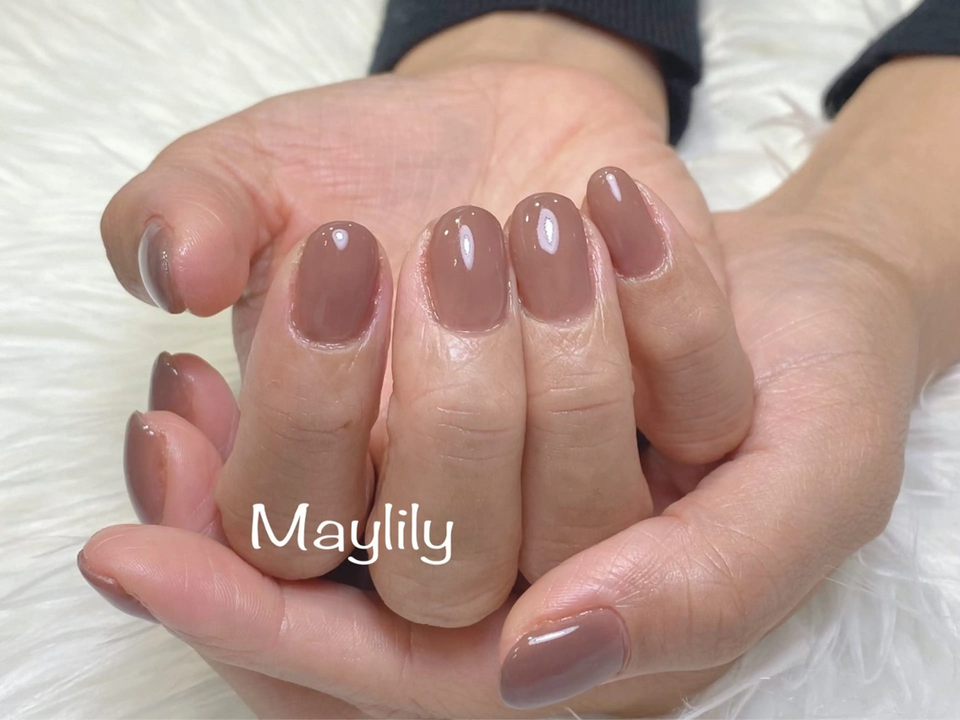 ネイル ワンカラーネイル ハンドネイル Nail salon Maylilyのネイルデザイン