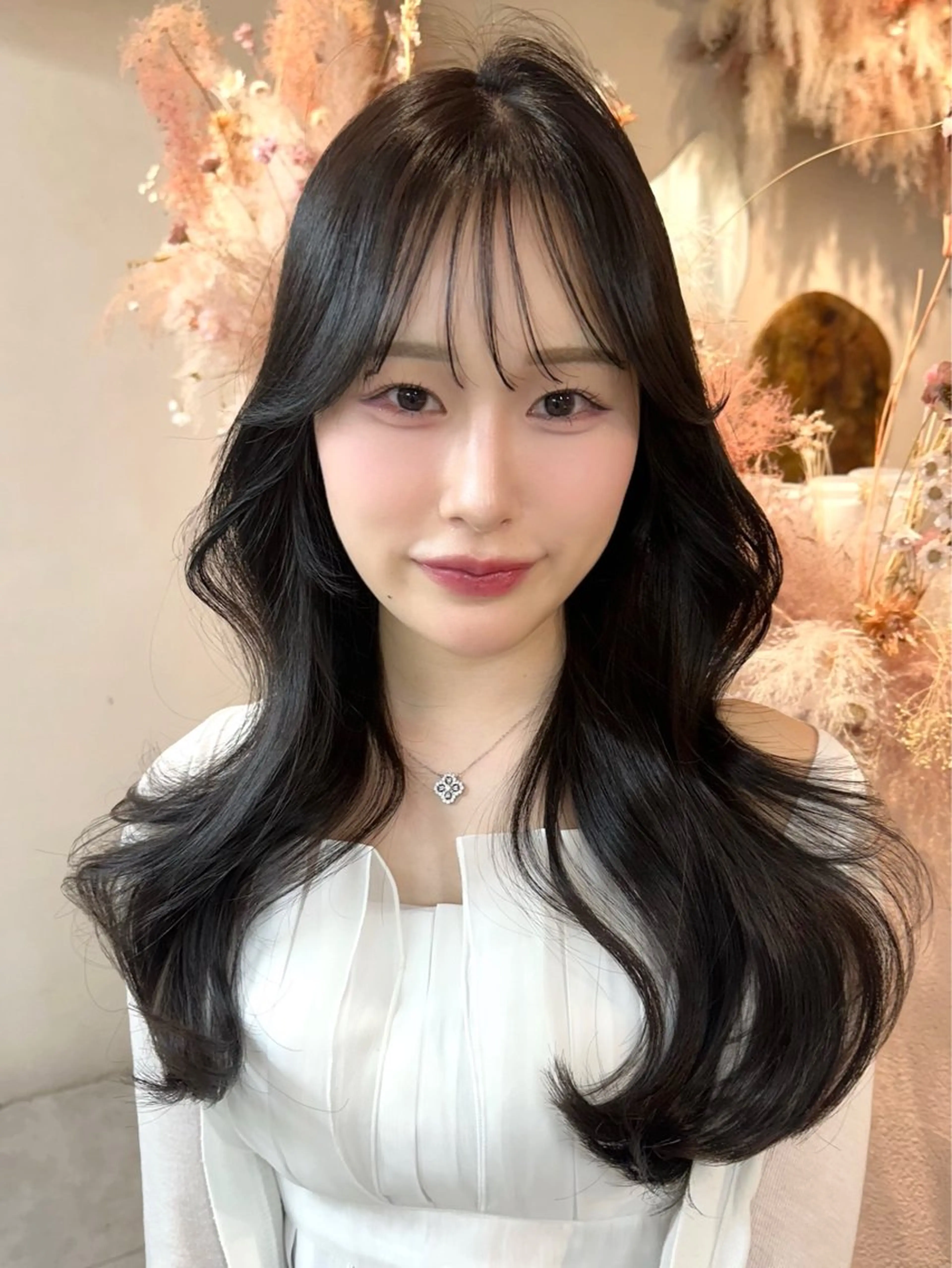 ロング カラー 韓国ヘア🦢🖤 Sayumiのヘアスタイル