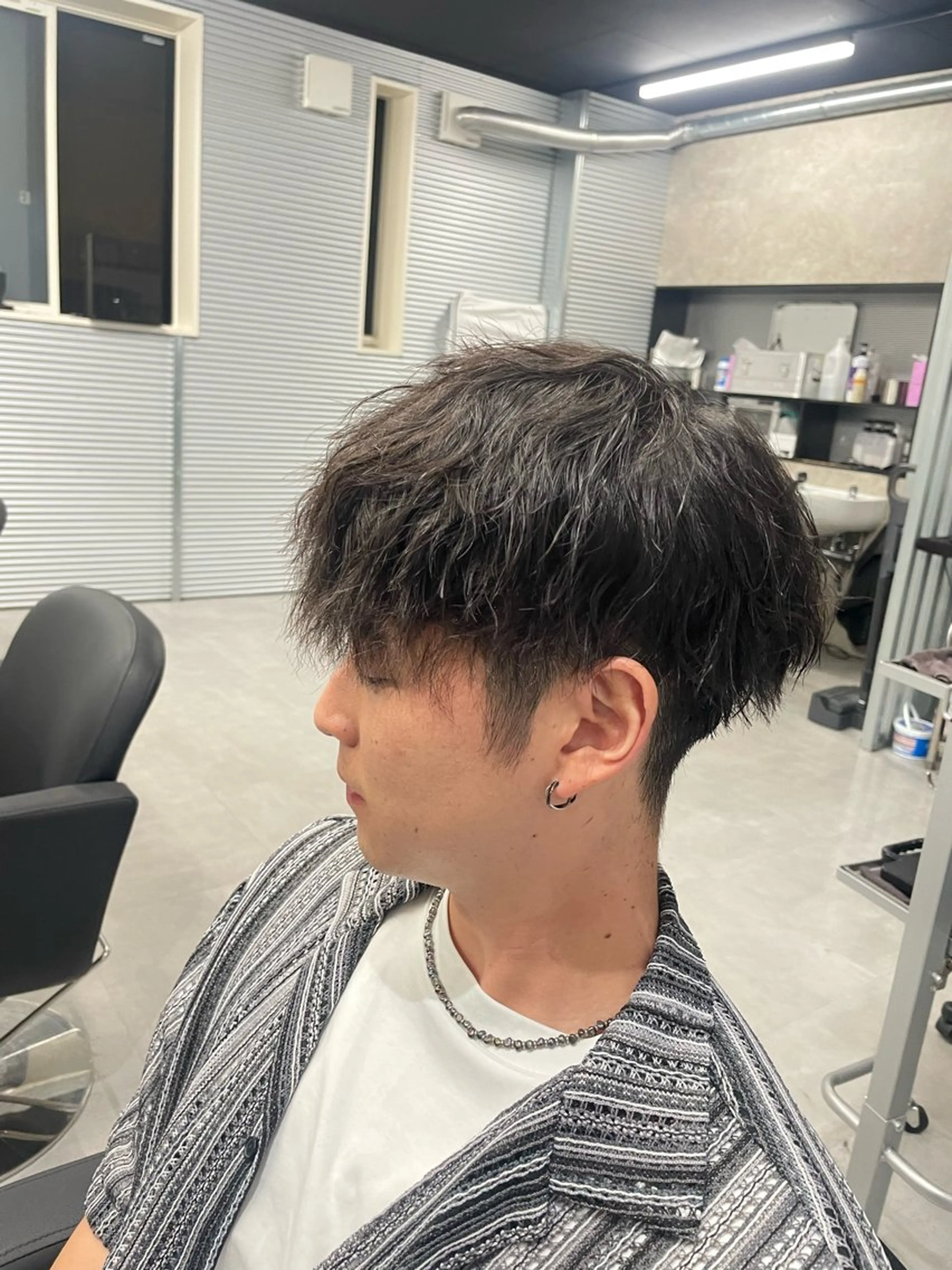 ショート メンズ メンズパーマ メンズツイストパーマ ツイストパーマ HARU🐬メンズ 美容師🐬のヘアスタイル