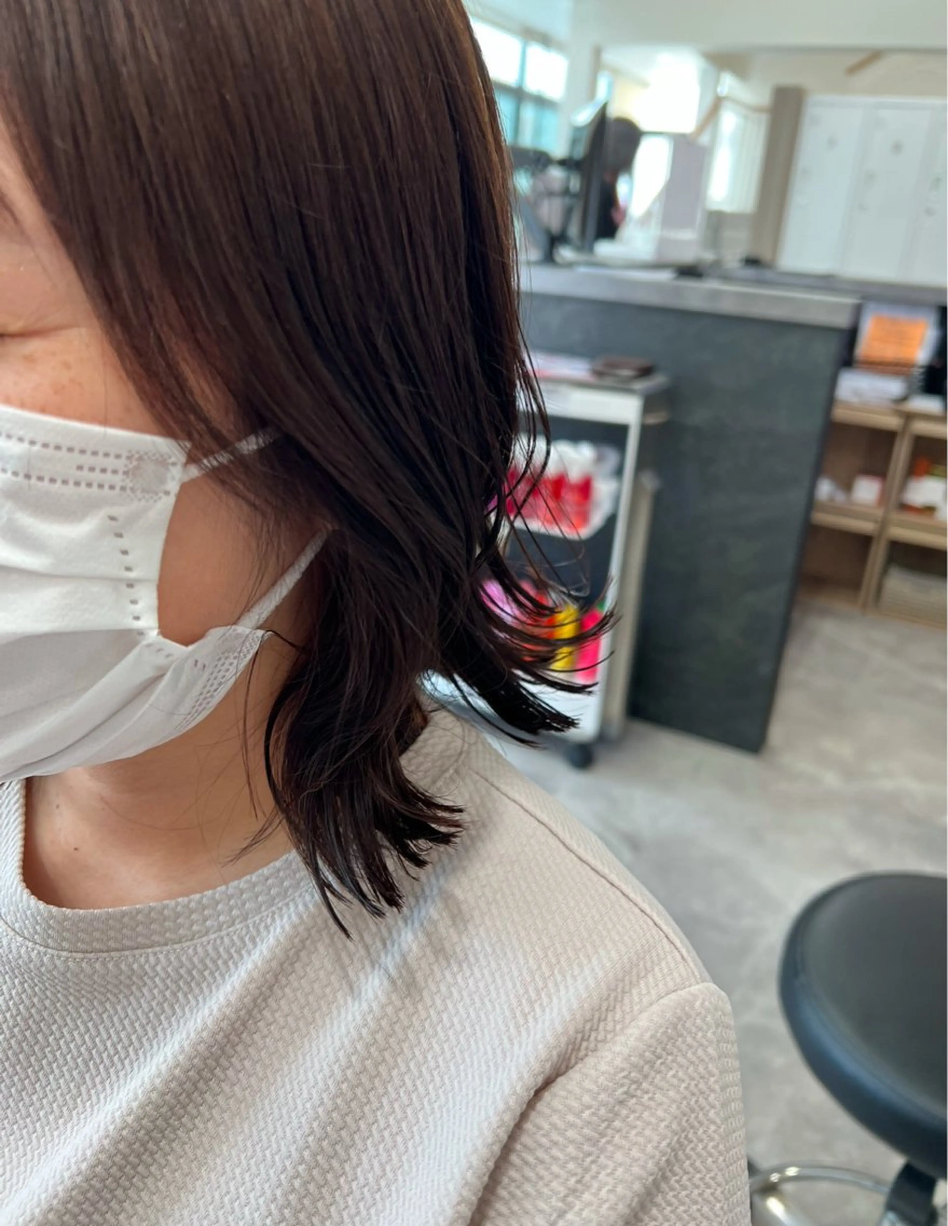 ミディアム 透明感/レイヤー💎 髪質改善/希美のヘアスタイル