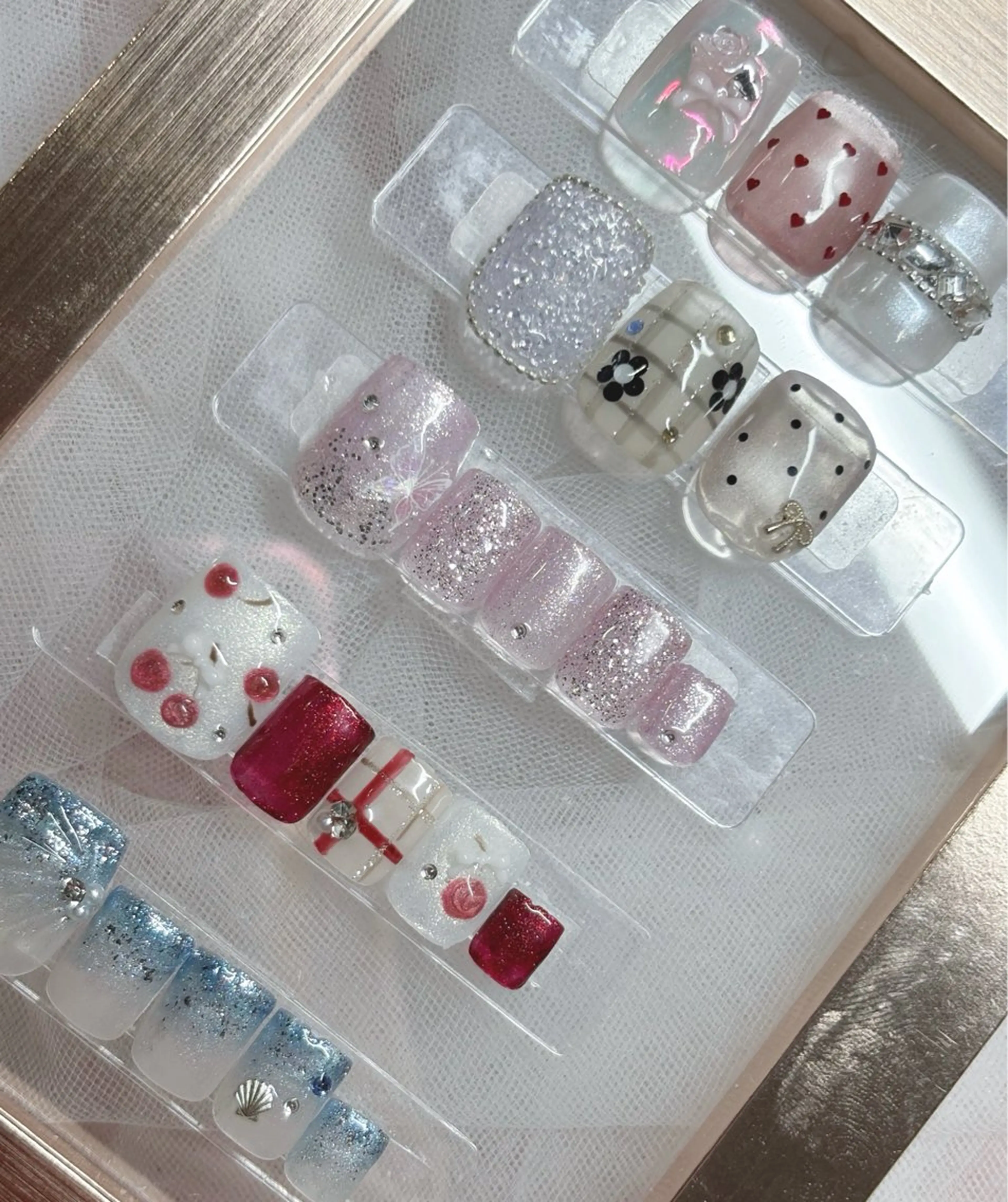 ネイル アートネイル フットネイル フットネイル Nail Salon RiLion所属・kaho  🧸🎀 RiLionのネイルデザイン