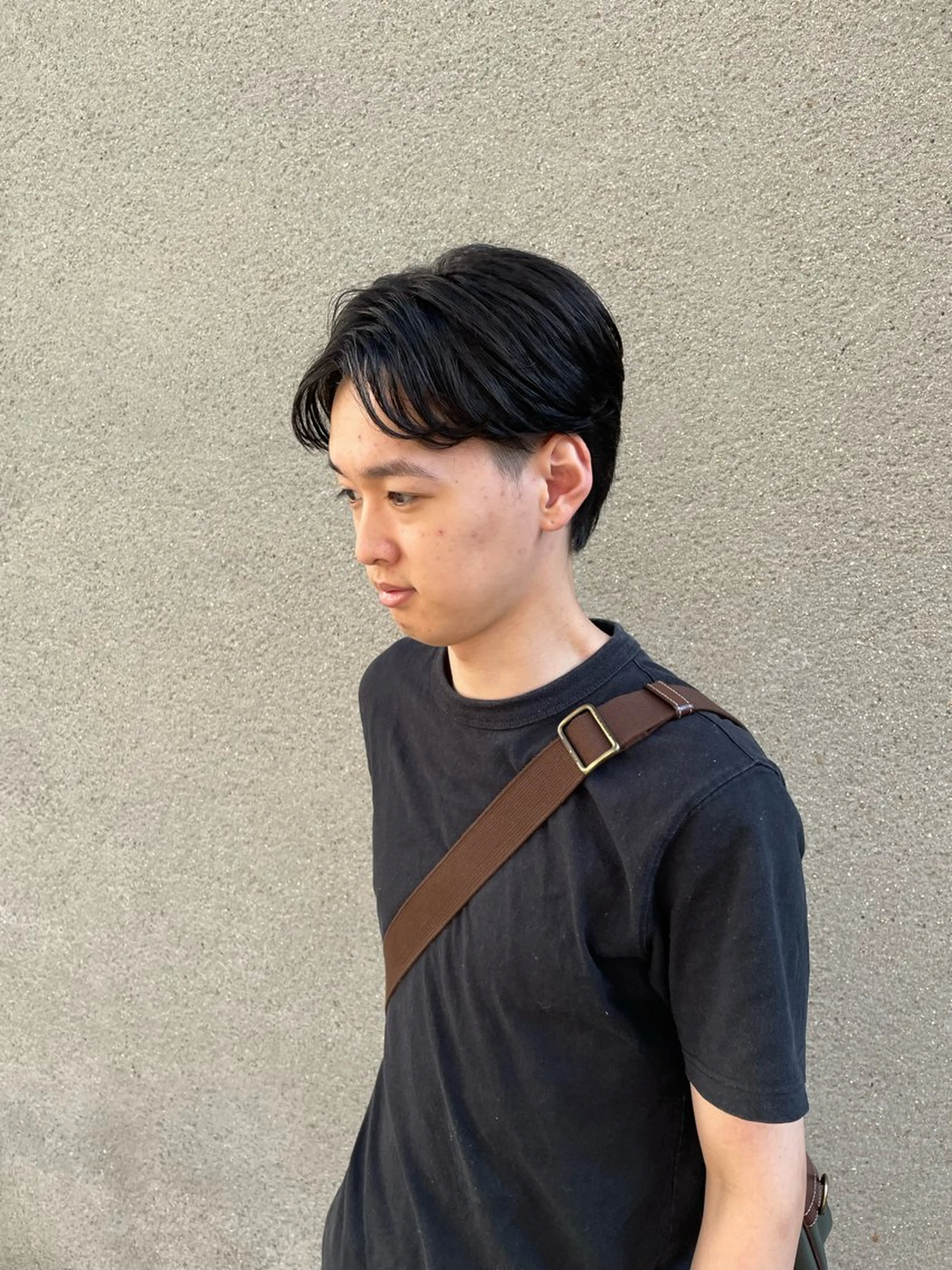 メンズ センターパート 慎太朗/パーマ/ボブ /センターパートのヘアスタイル