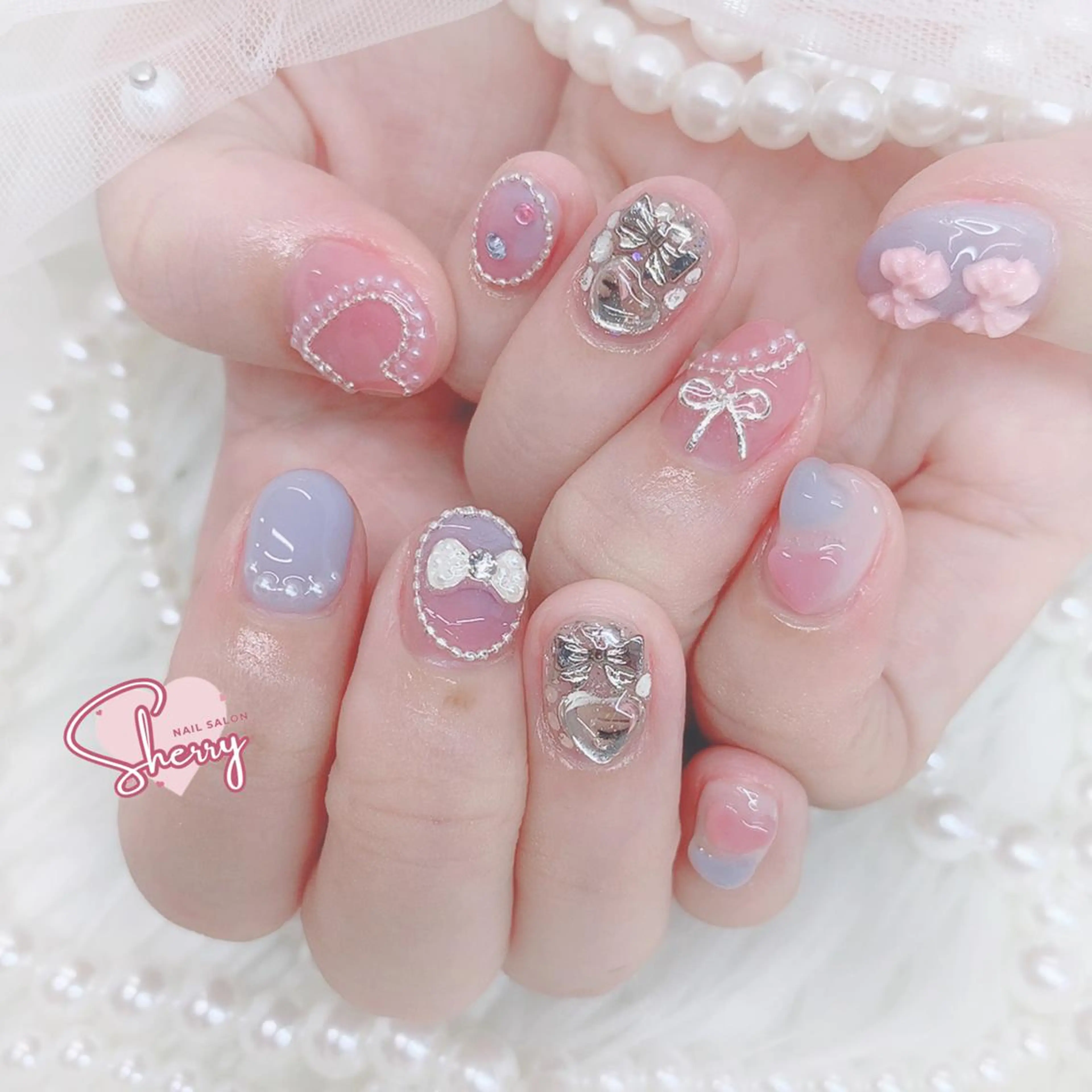 ネイル アートネイル チークネイル フットネイル ジェルネイル キラキラネイル 萌 自宅ネイルサロンのネイルデザイン