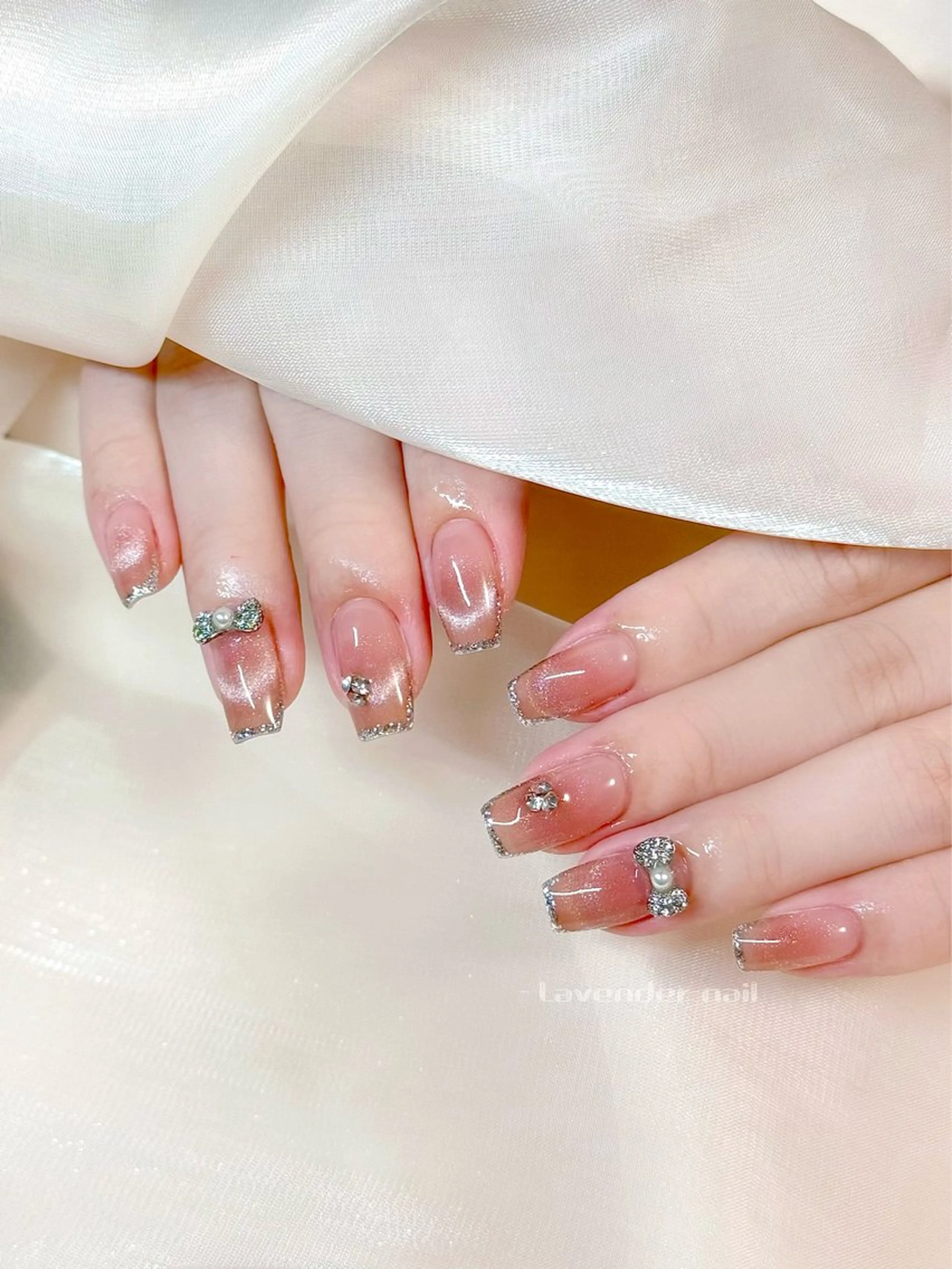 ネイル ハンドネイル Lavender nail·中島公園のネイルデザイン