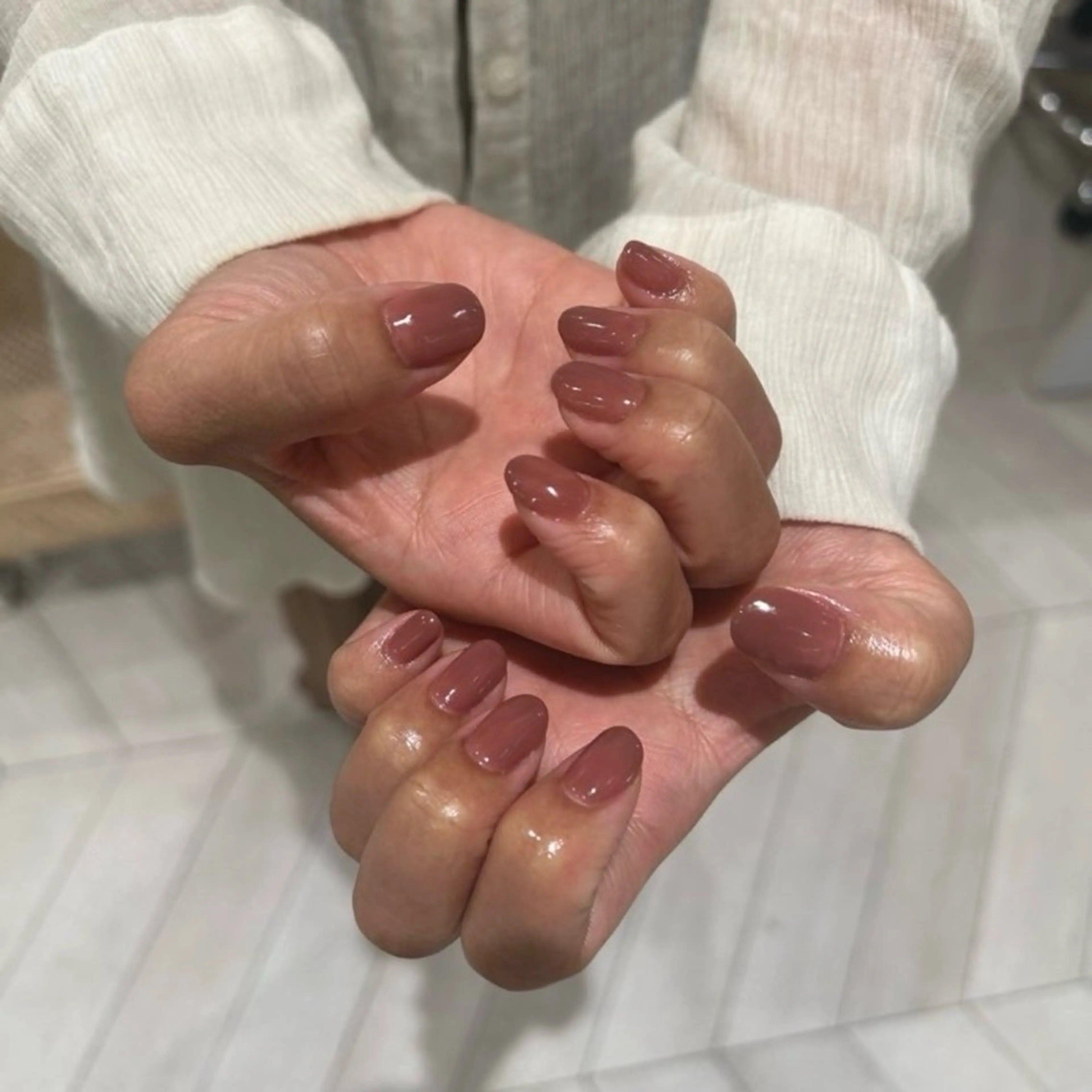 【シンプルnail🩶】ネイルオフ➕ワンカラー10本🧚🏻の写真