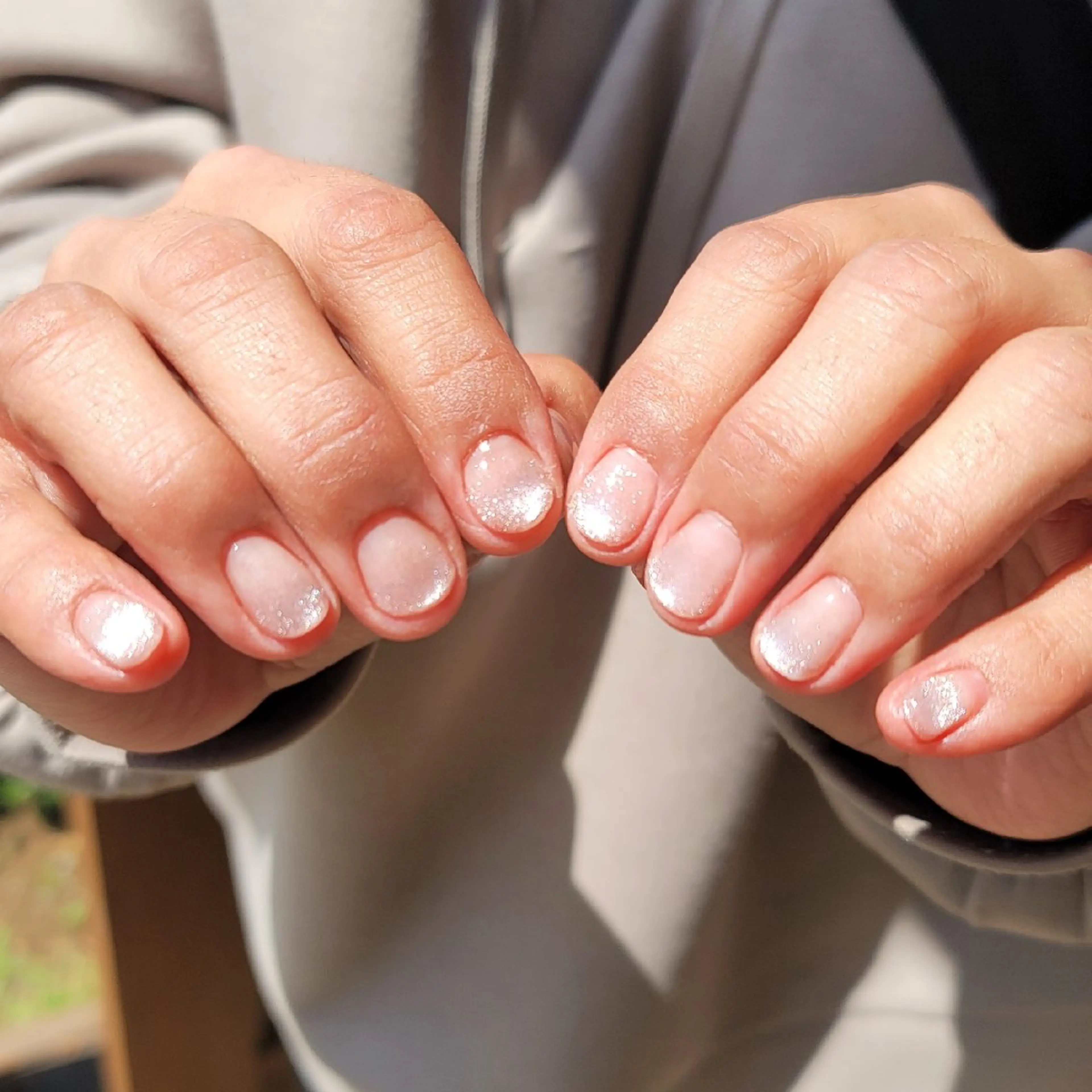 ネイル グラデーション マグネットネイル 🌲🌳🚪iiit o🌲🌳🌲のネイルデザイン