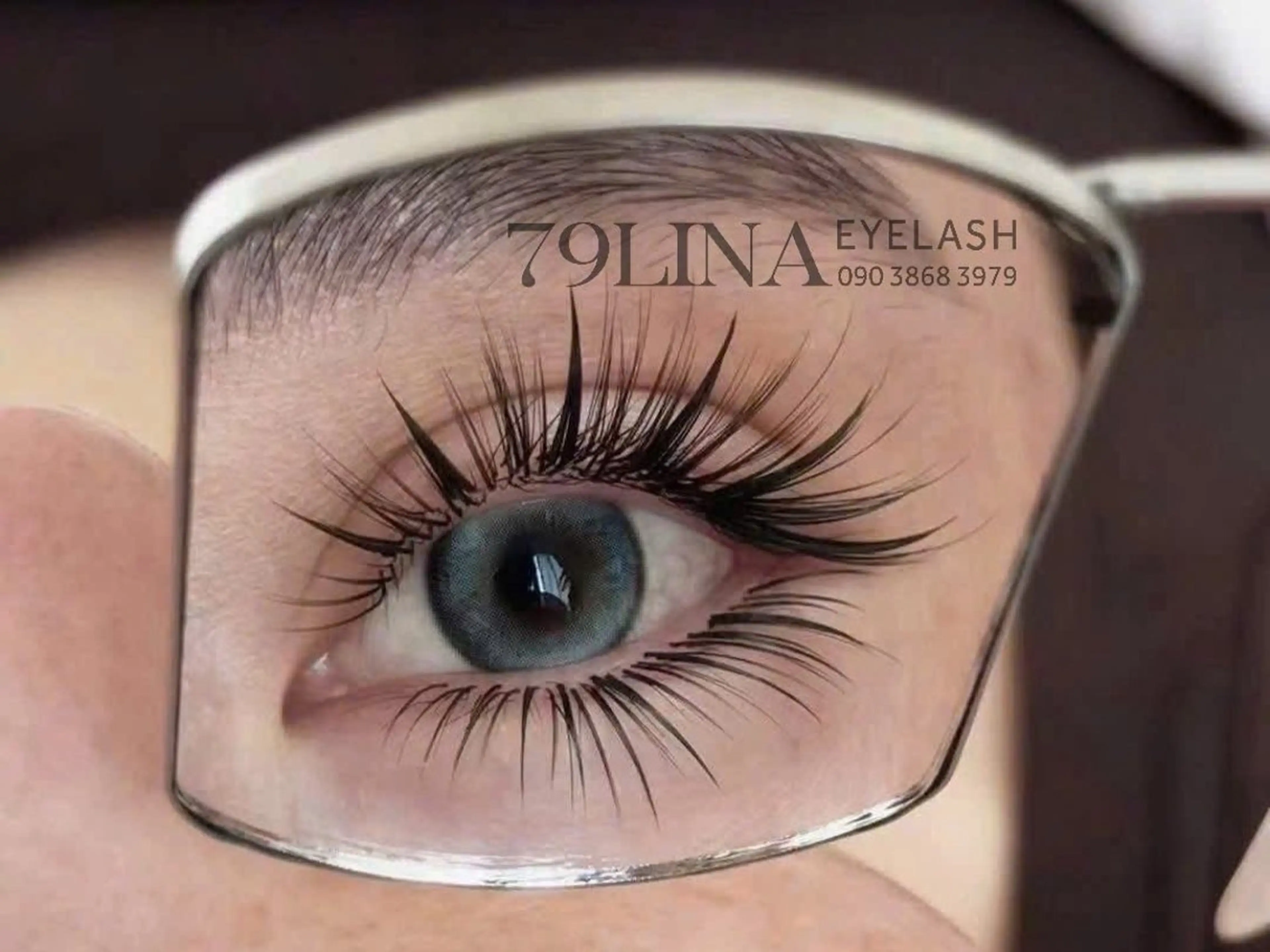 マツエク・マツパ 付け放題 まつげパーマ 一重×まつ毛パーマ ボリュームラッシュ ワンホンマツエク マツエク Linanail Nambaのマツエク・マツパデザイン