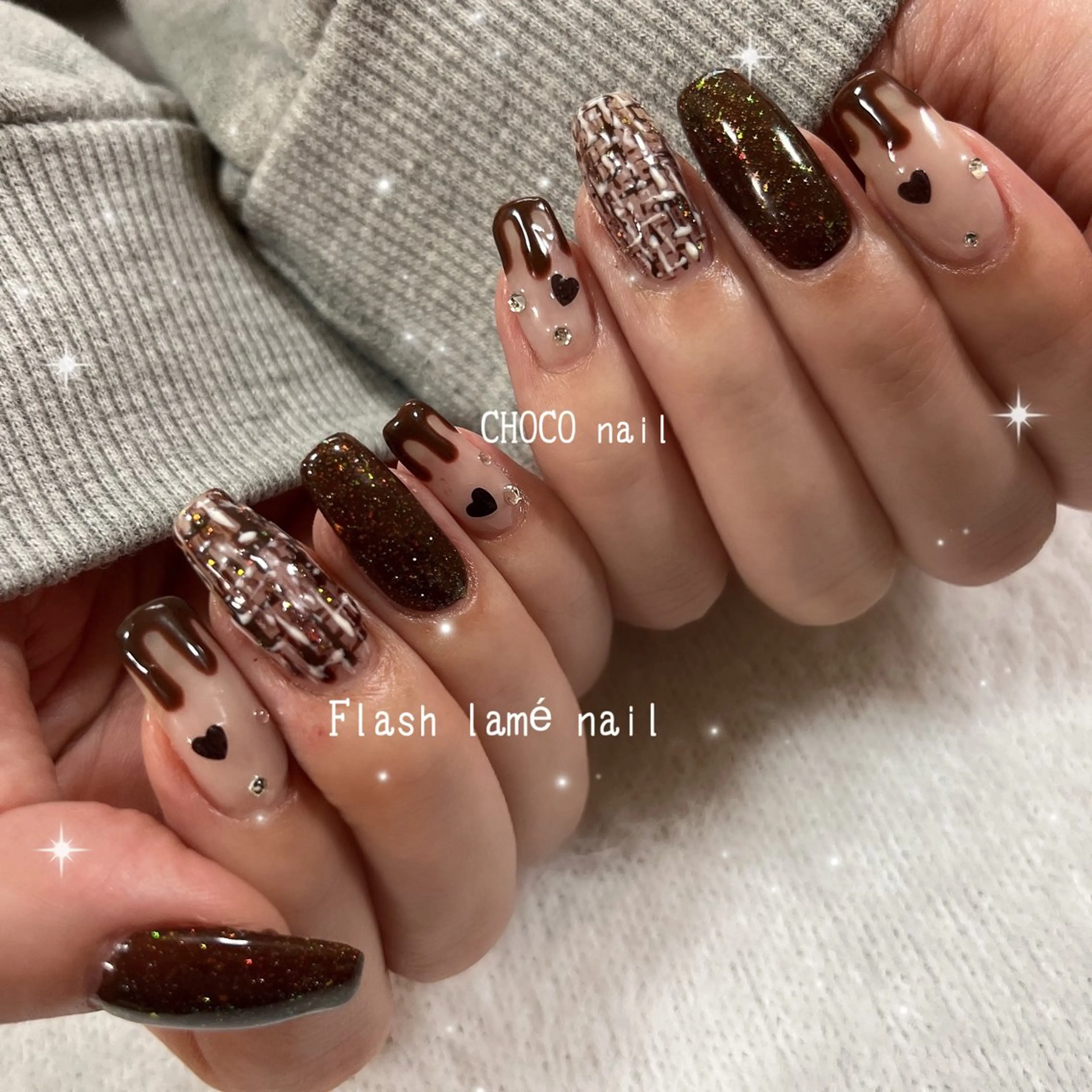 ネイル ハンドネイル Y&A akihoꔛ‬ෆのネイルデザイン