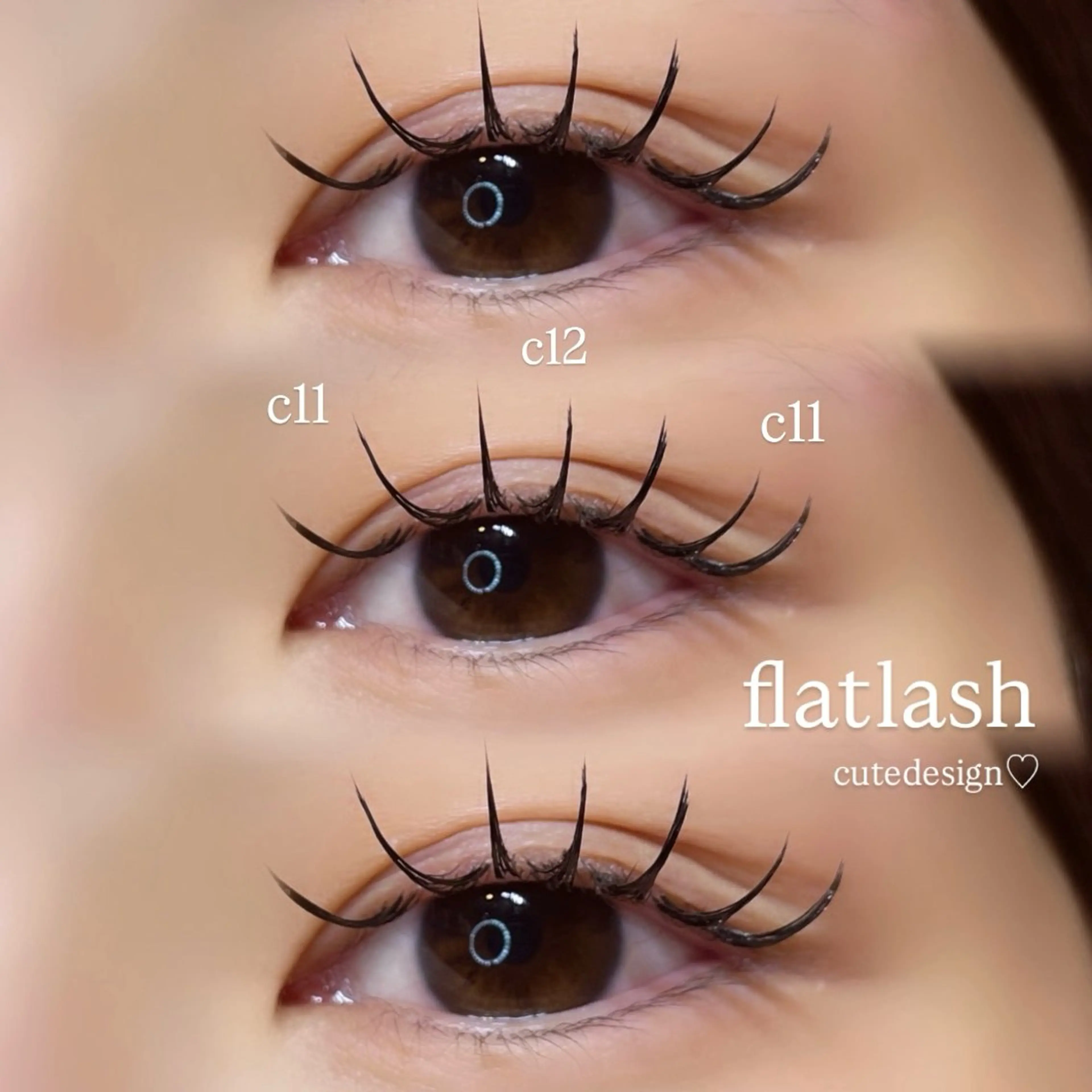 マツエク・マツパ マツエク Mell Yuuna ♡パリエク /束感のマツエク・マツパデザイン