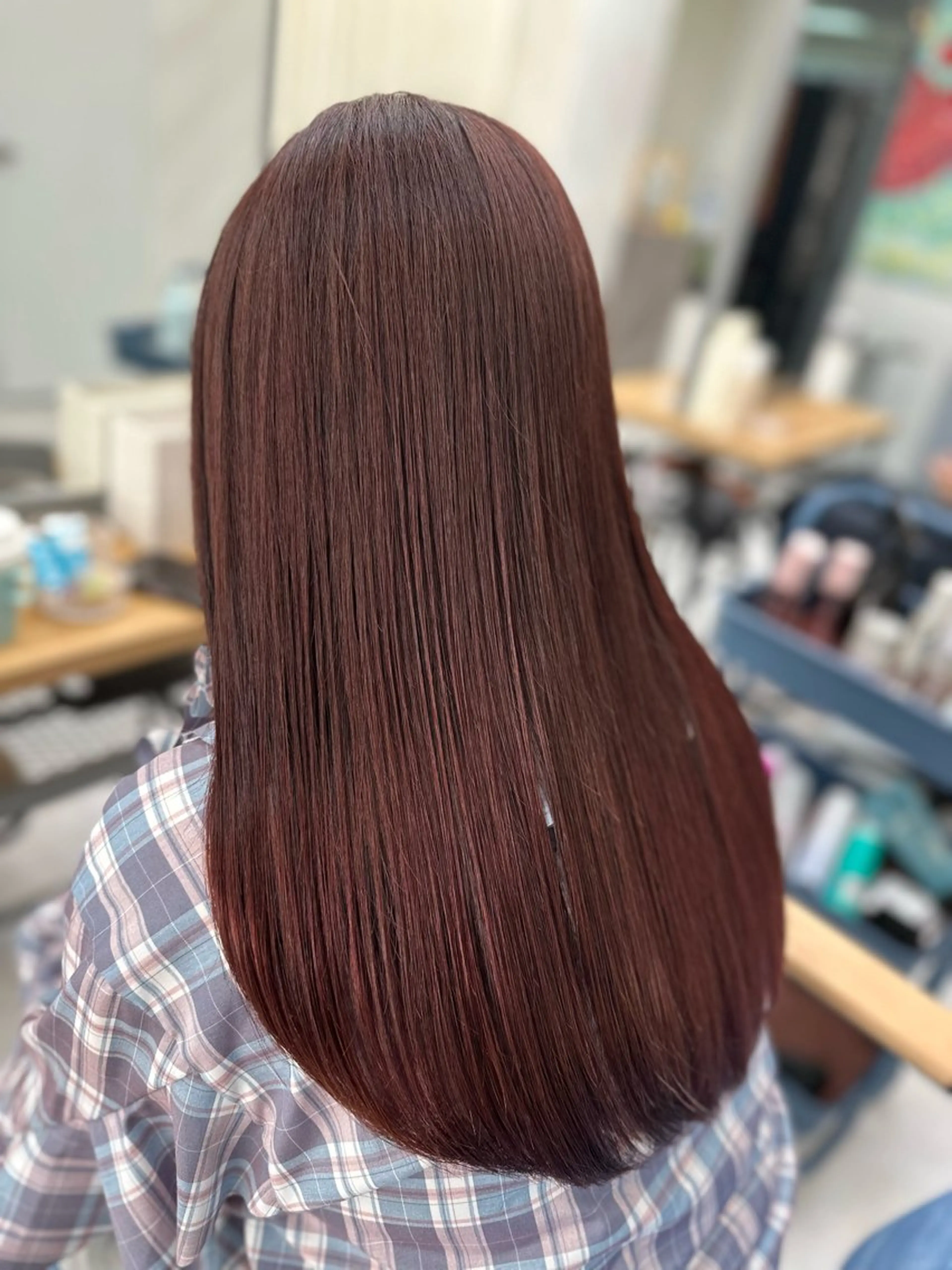 ロング 縮毛矯正×ボブ💎 髪質改善/木下のヘアスタイル