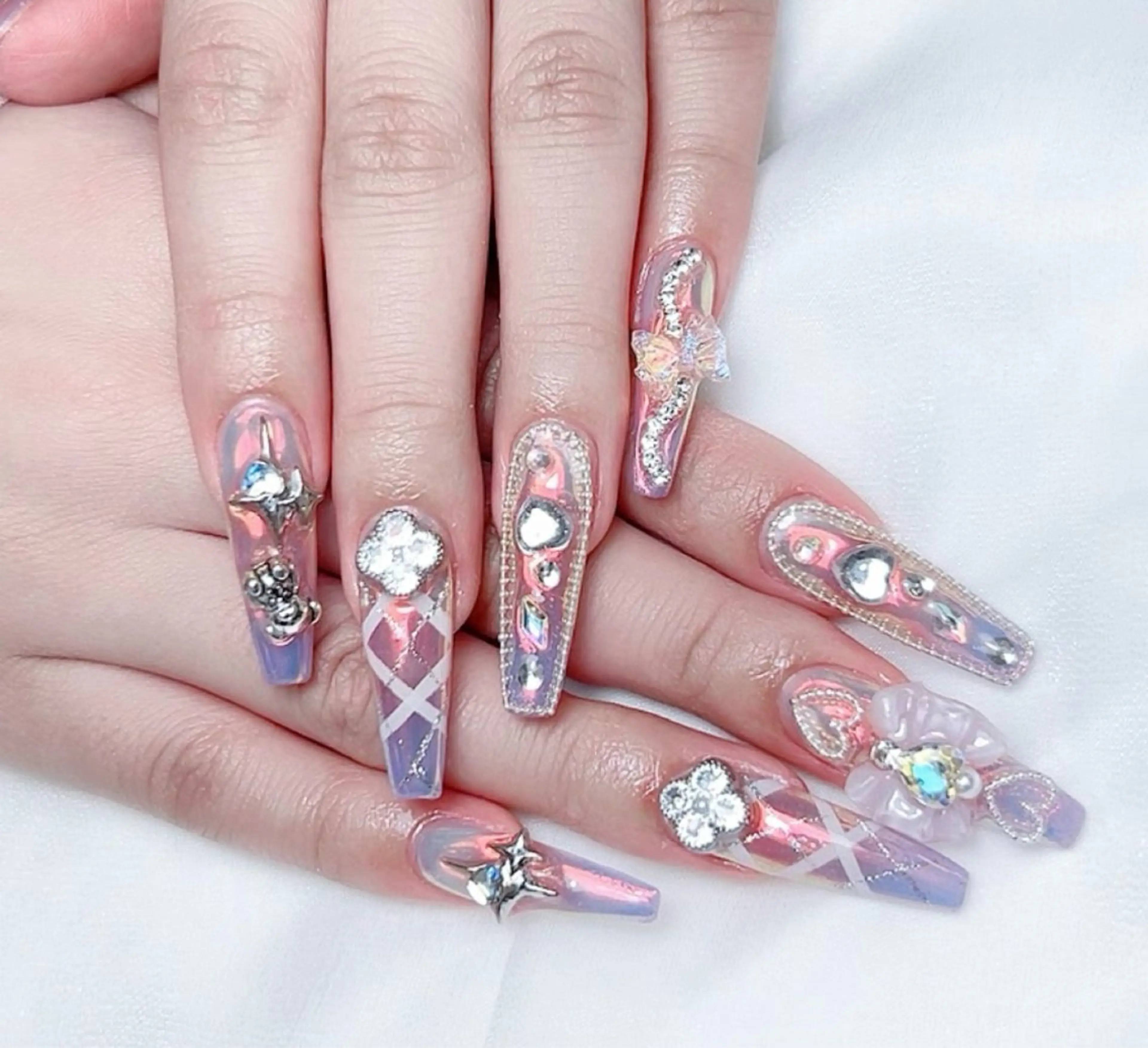 ネイル 長さ出し ジェルネイル スカルプネイル ネイルチップ ハンドネイル ╹◡╹Mimoミモ Eye&Nailのマツエク・マツパデザイン