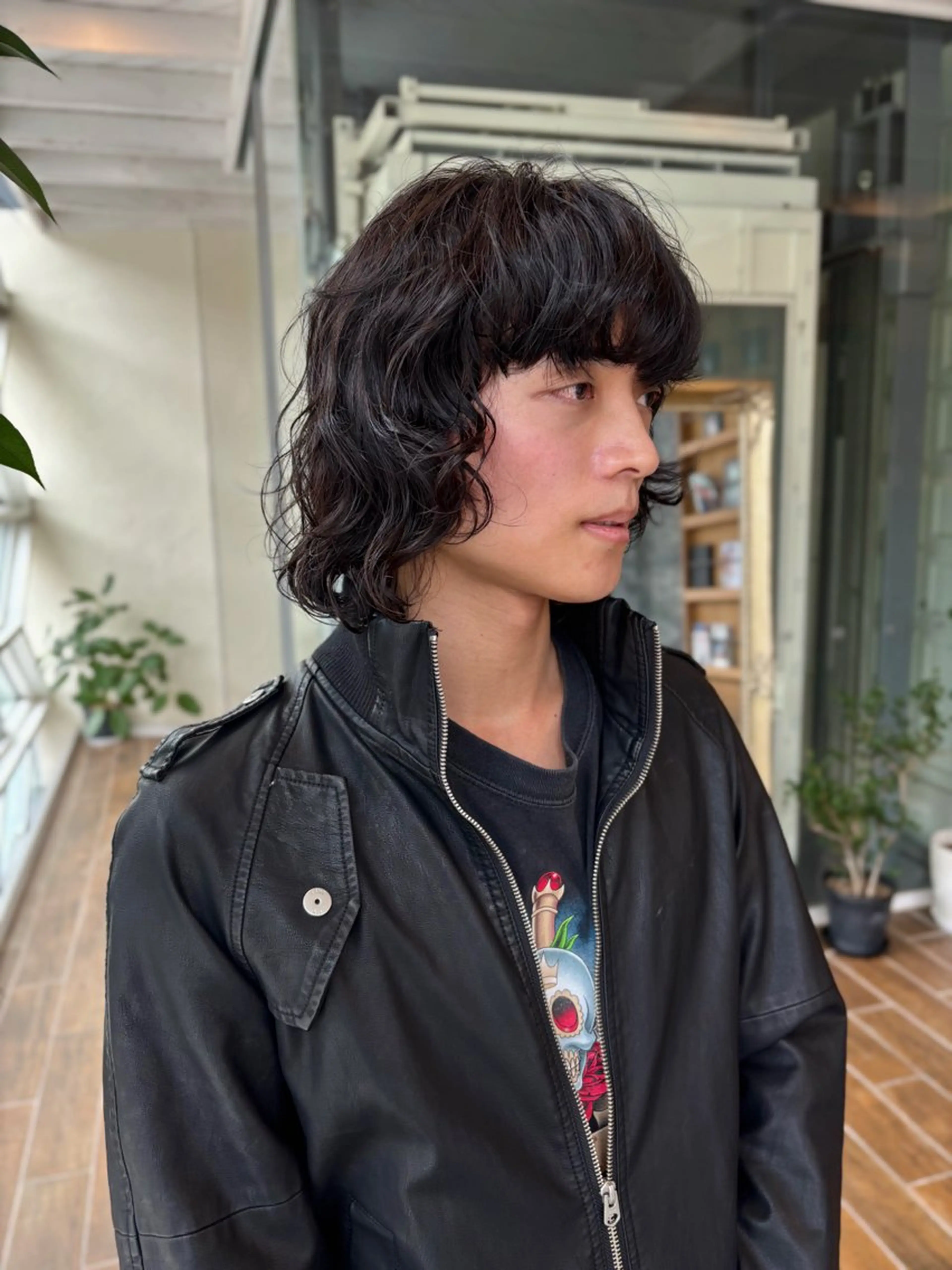 パーマ カット パーマ ハイトーン/デザイン カラー/るいのヘアスタイル