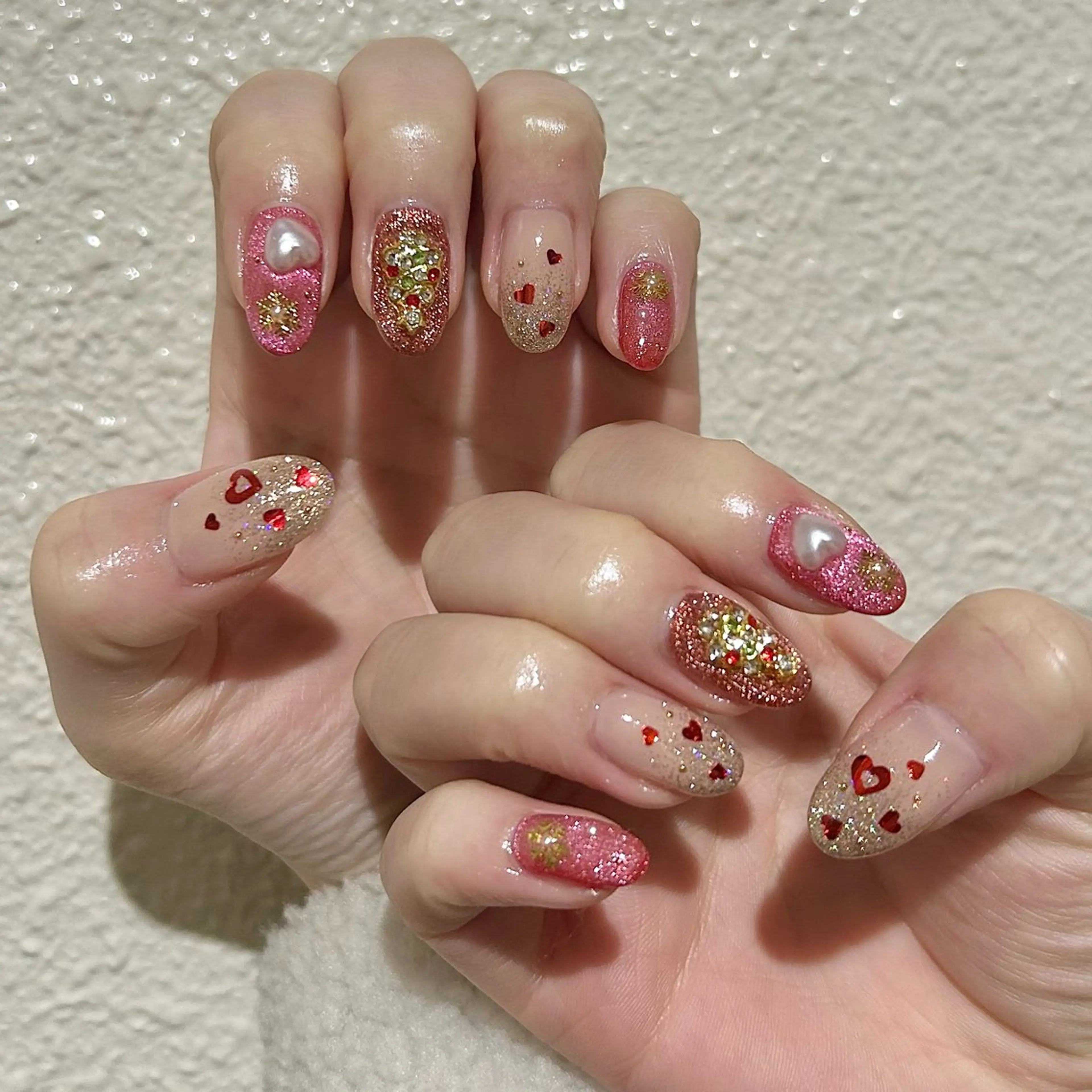 ネイル パラあり！フィルイン 美フォルムのネイルデザイン
