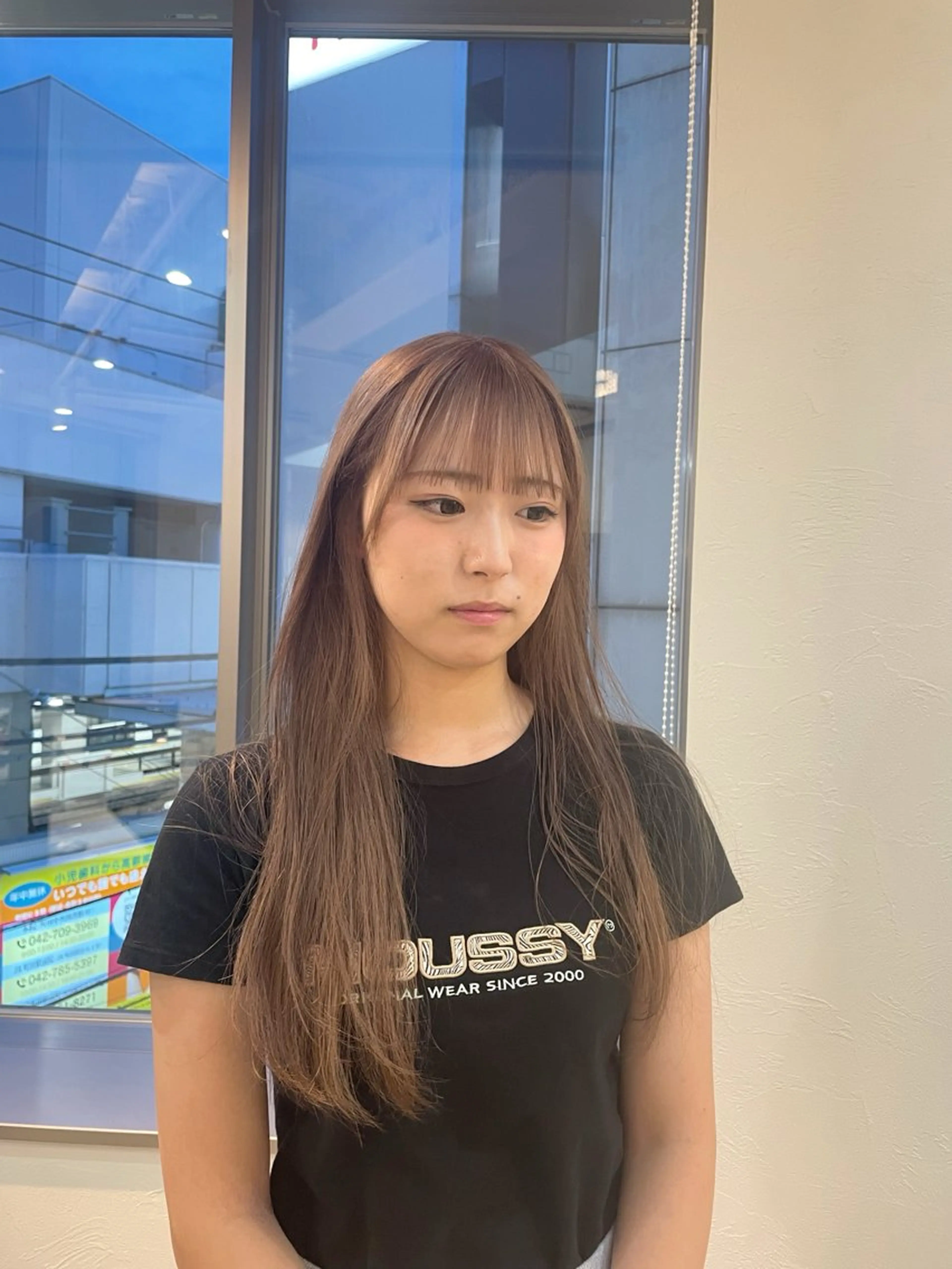 ロング カラー ピンクカラー 似合わせカット ヘアカラー tiel 小山莉々のヘアスタイル