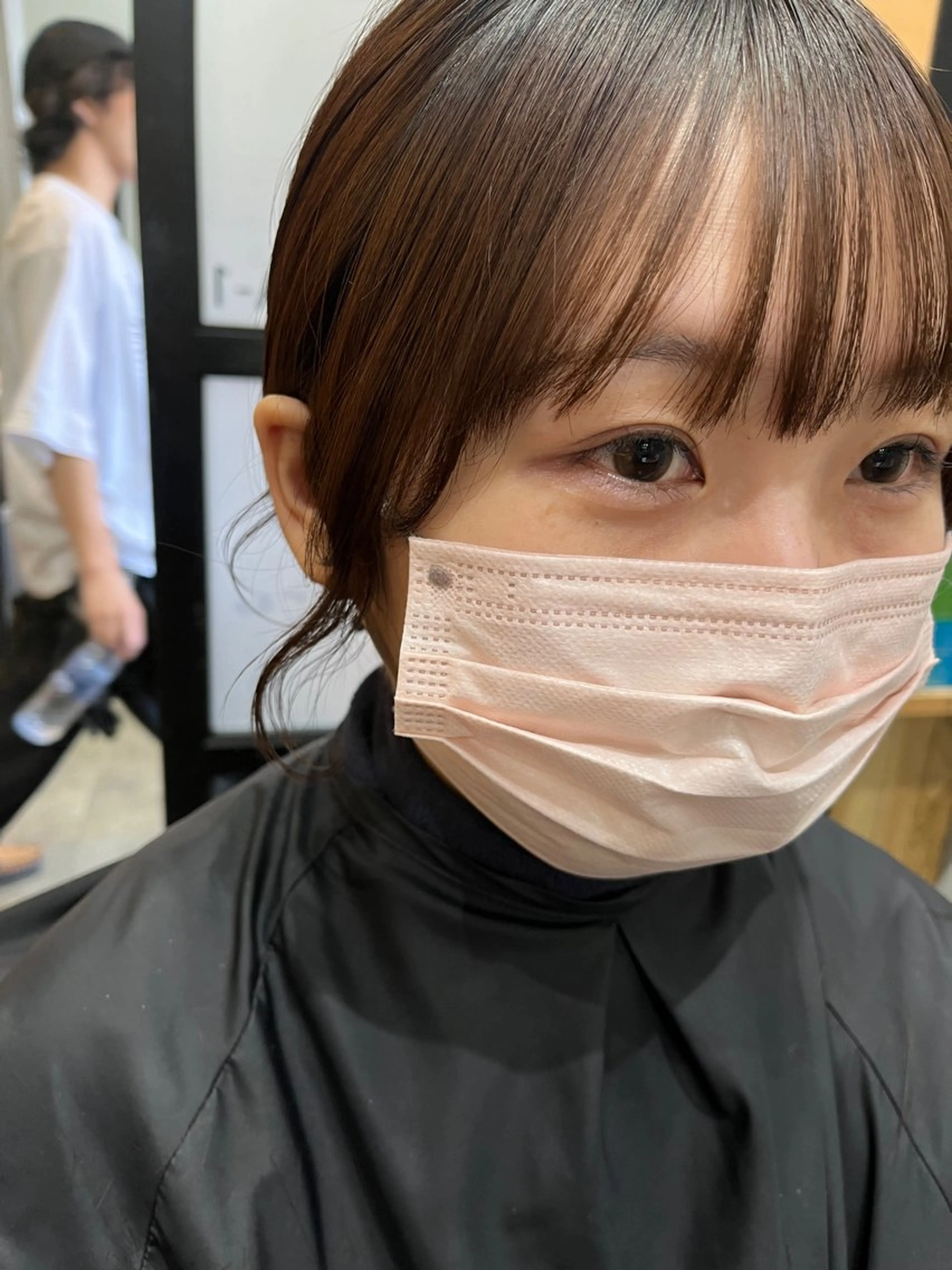 ミディアム カラー パーマ メンズ キッズ ネイル マツエク・マツパ アイブロウ メンズブリーチ メンズハイライト メンズインナーカラー メンズ韓国風 ブリーチ 久木原 ゆりのヘアスタイル
