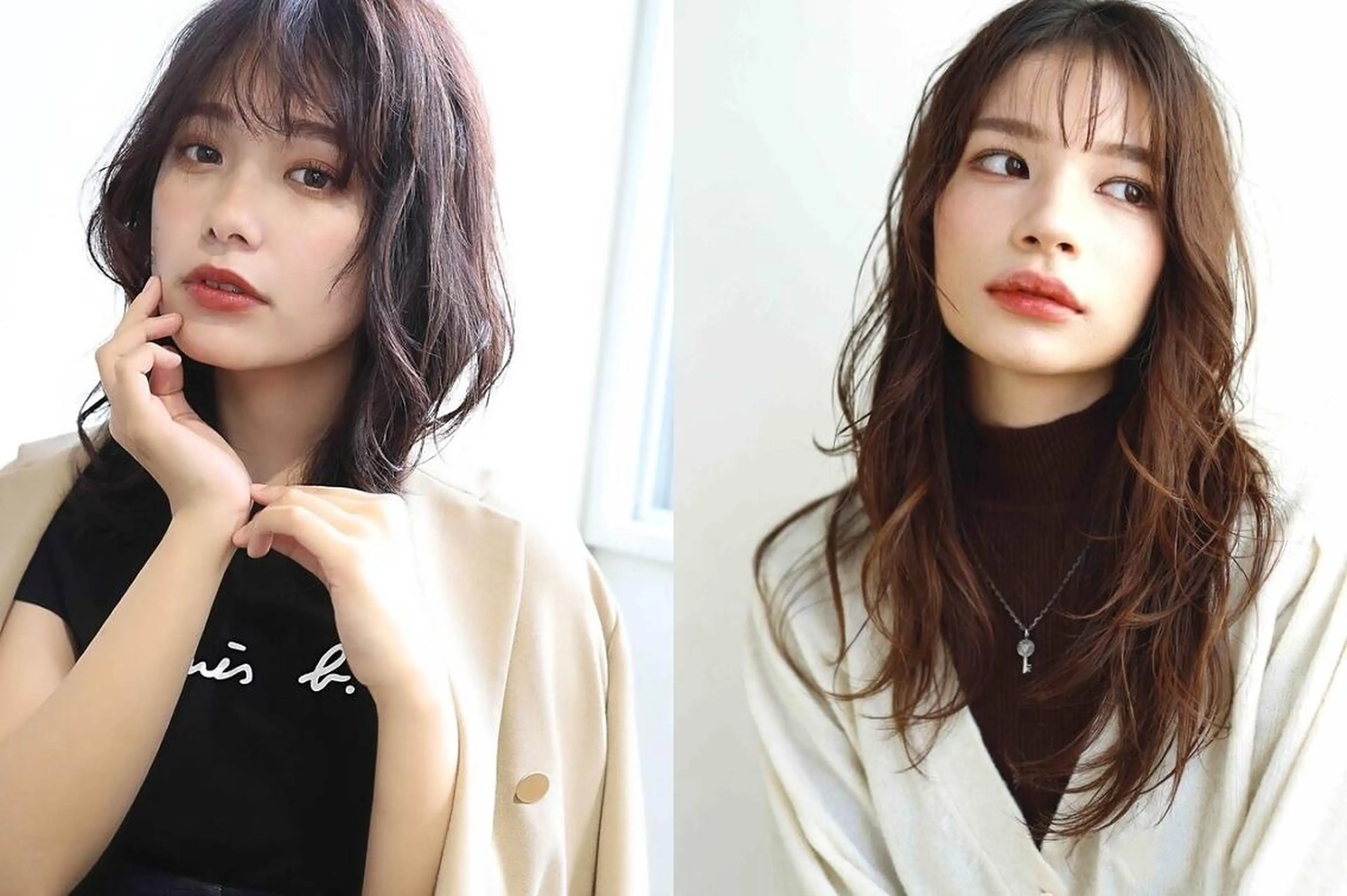 セミロング ヘアカラー トリートメント 初めでも安心🌟 newi町田✂のヘアスタイル