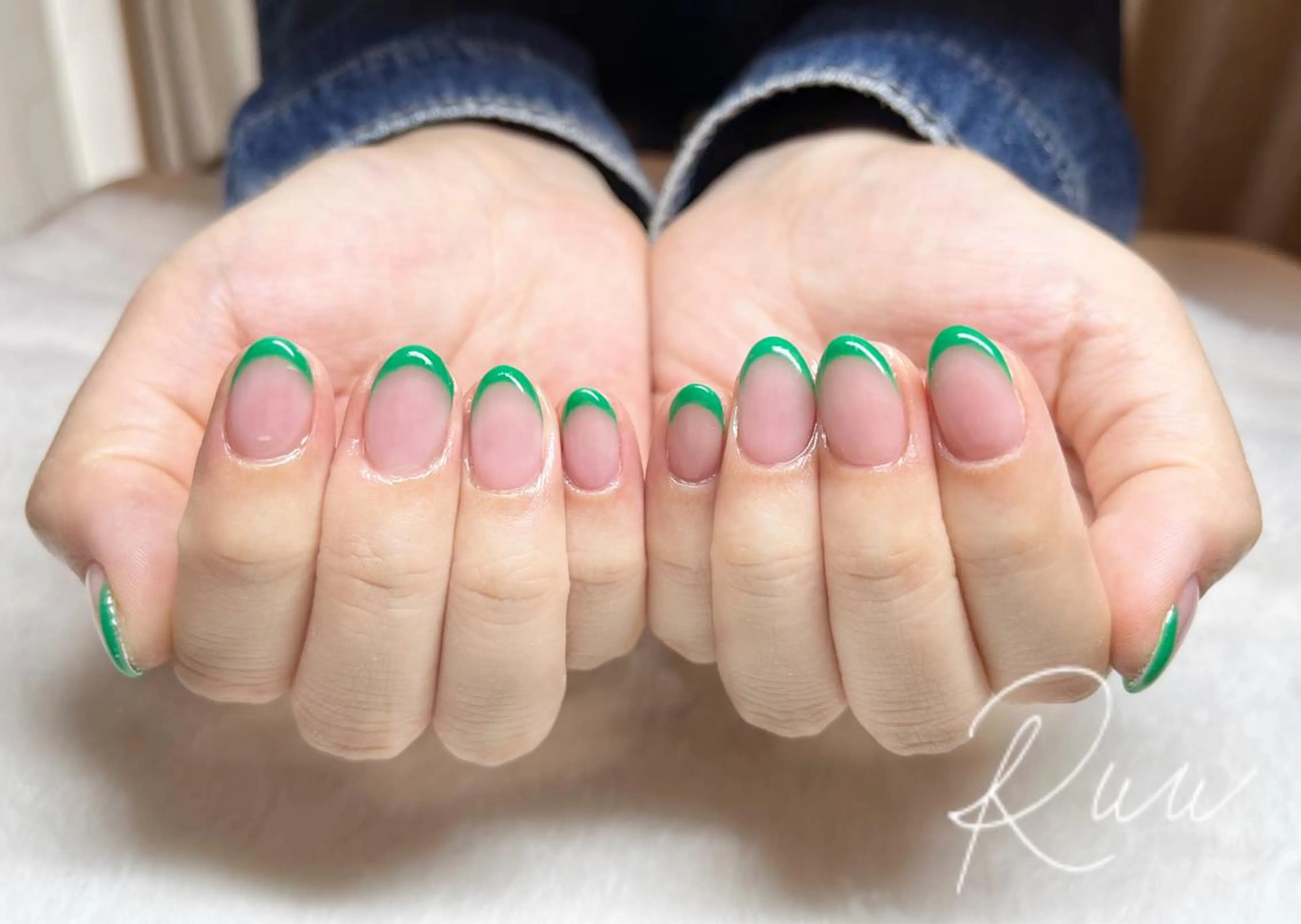 ネイル アートネイル フットネイル フレンチネイル キラキラネイル 韓国ネイル Nail salon Ruuのネイルデザイン