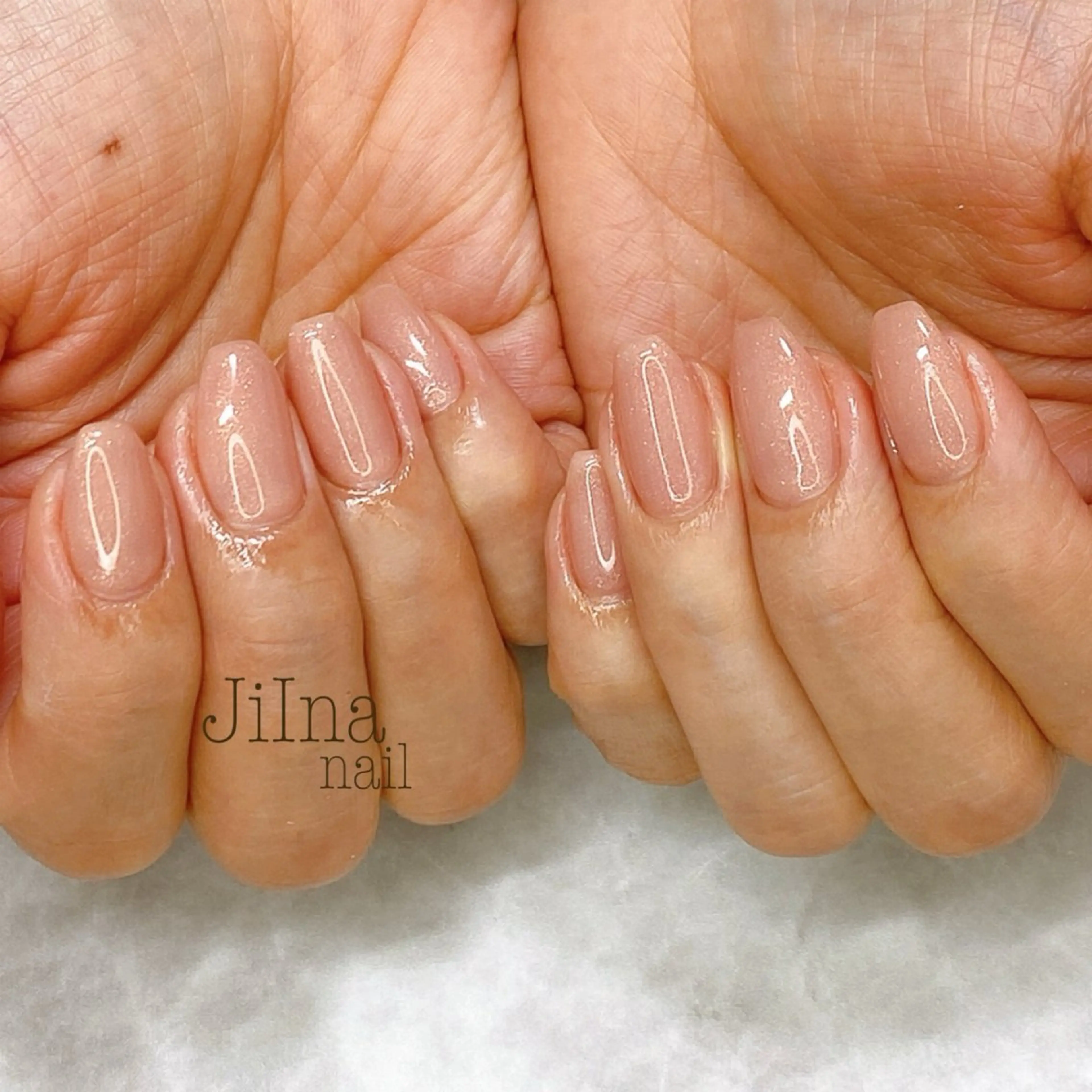 ネイル ワンカラーネイル JiIna nailのネイルデザイン