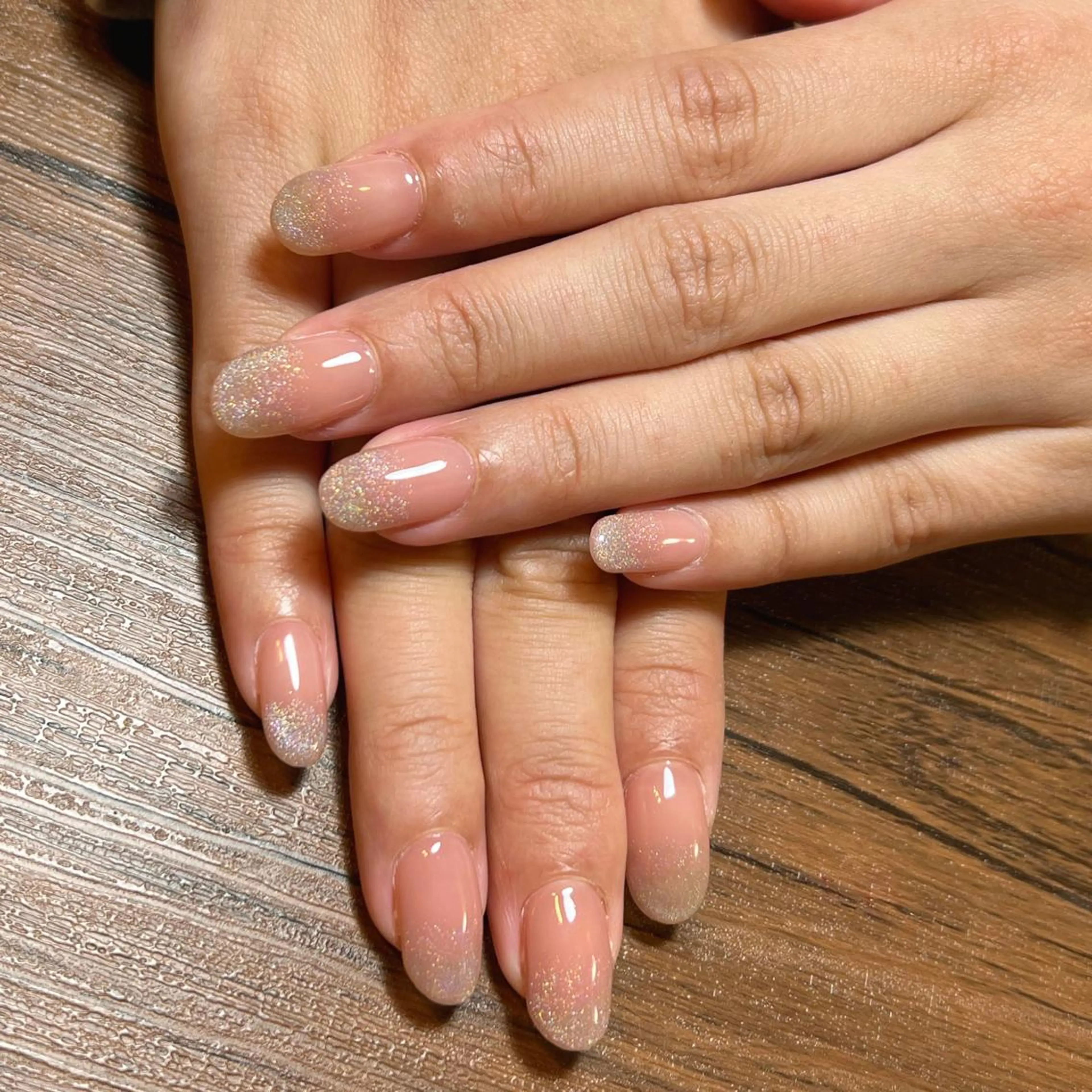 ネイル マグネットネイル ピンク ピンクベージュ ハンドネイル HENRIETTA NAILSALONのネイルデザイン